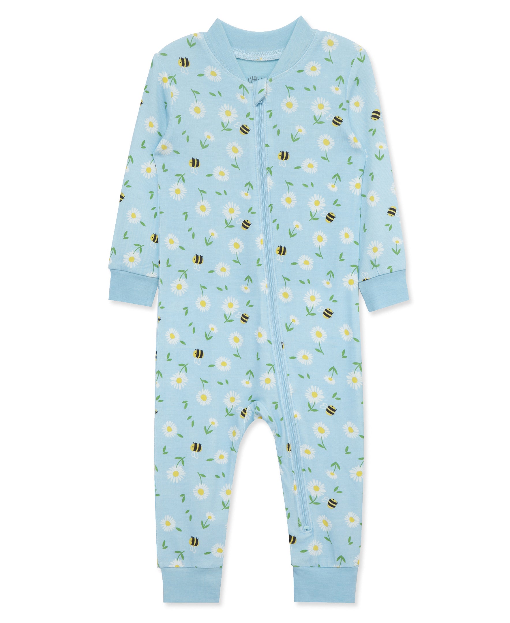 Daisy Zip Front Pajama - Little Me