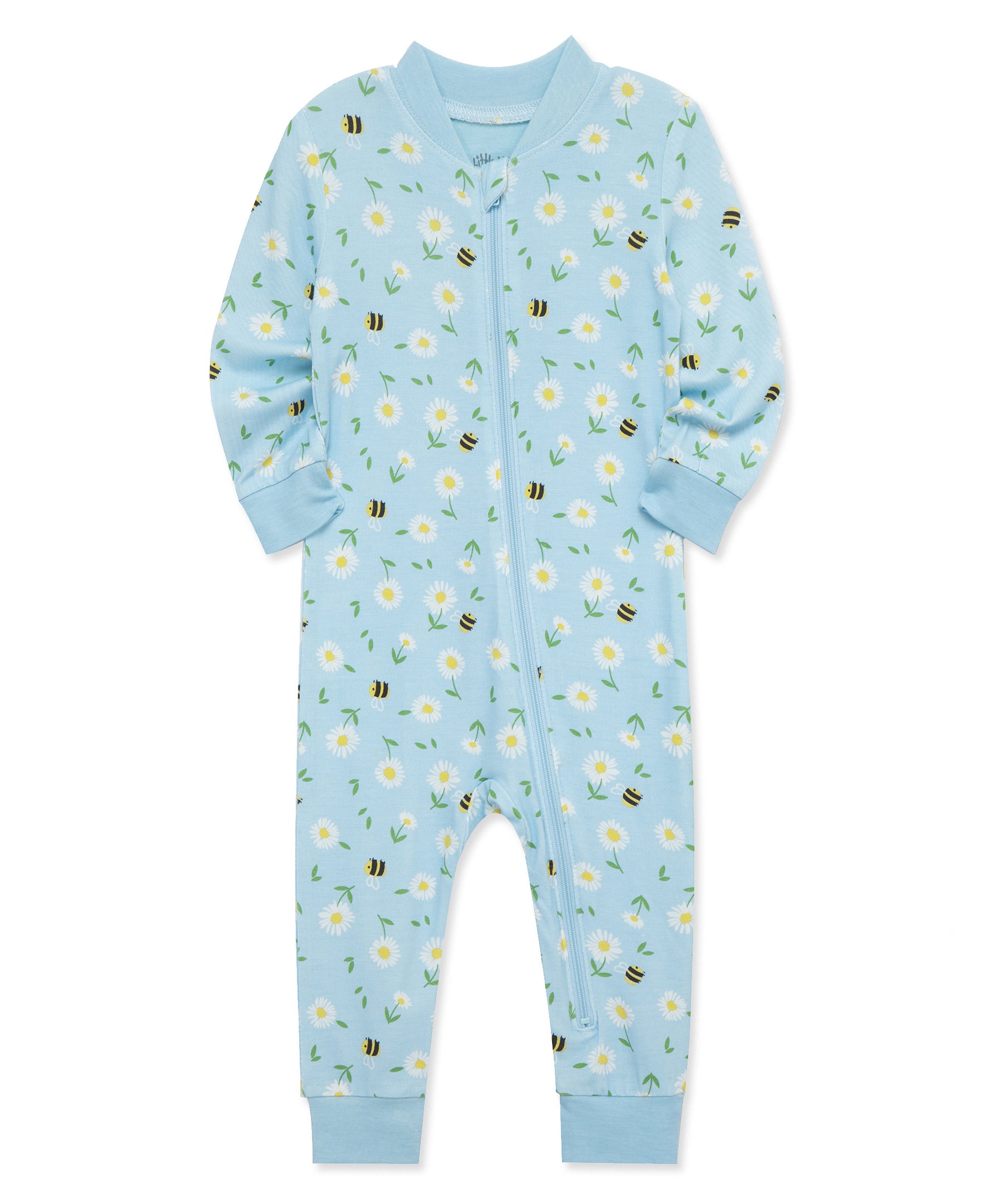 Daisy Zip Front Pajama - Little Me