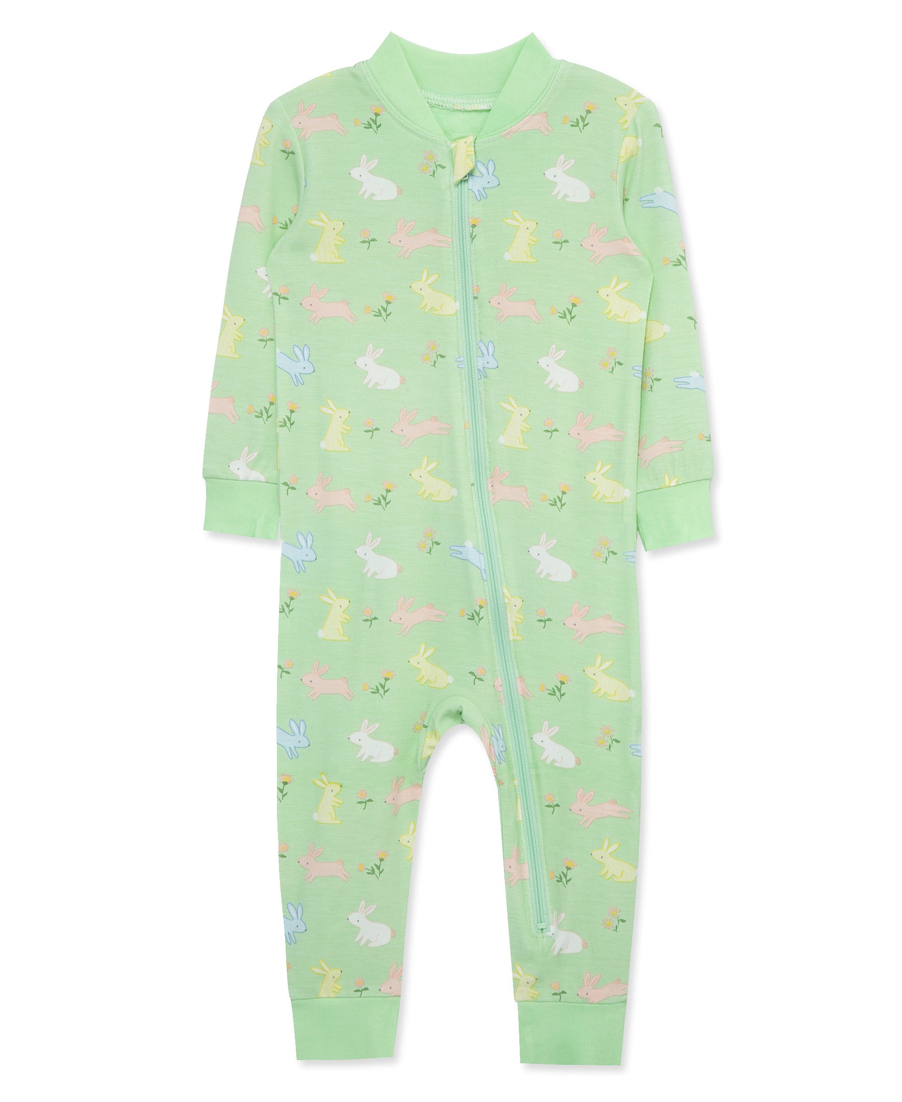 Bunny Zip Front Pajama - Little Me