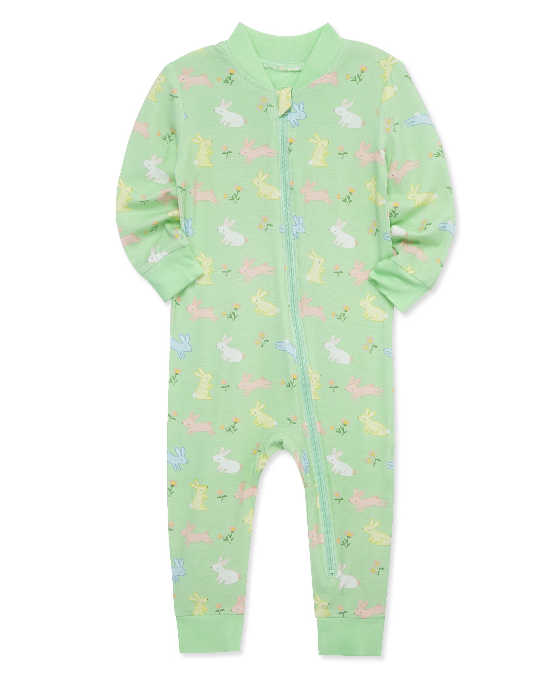 Bunny Zip Front Pajama - Little Me