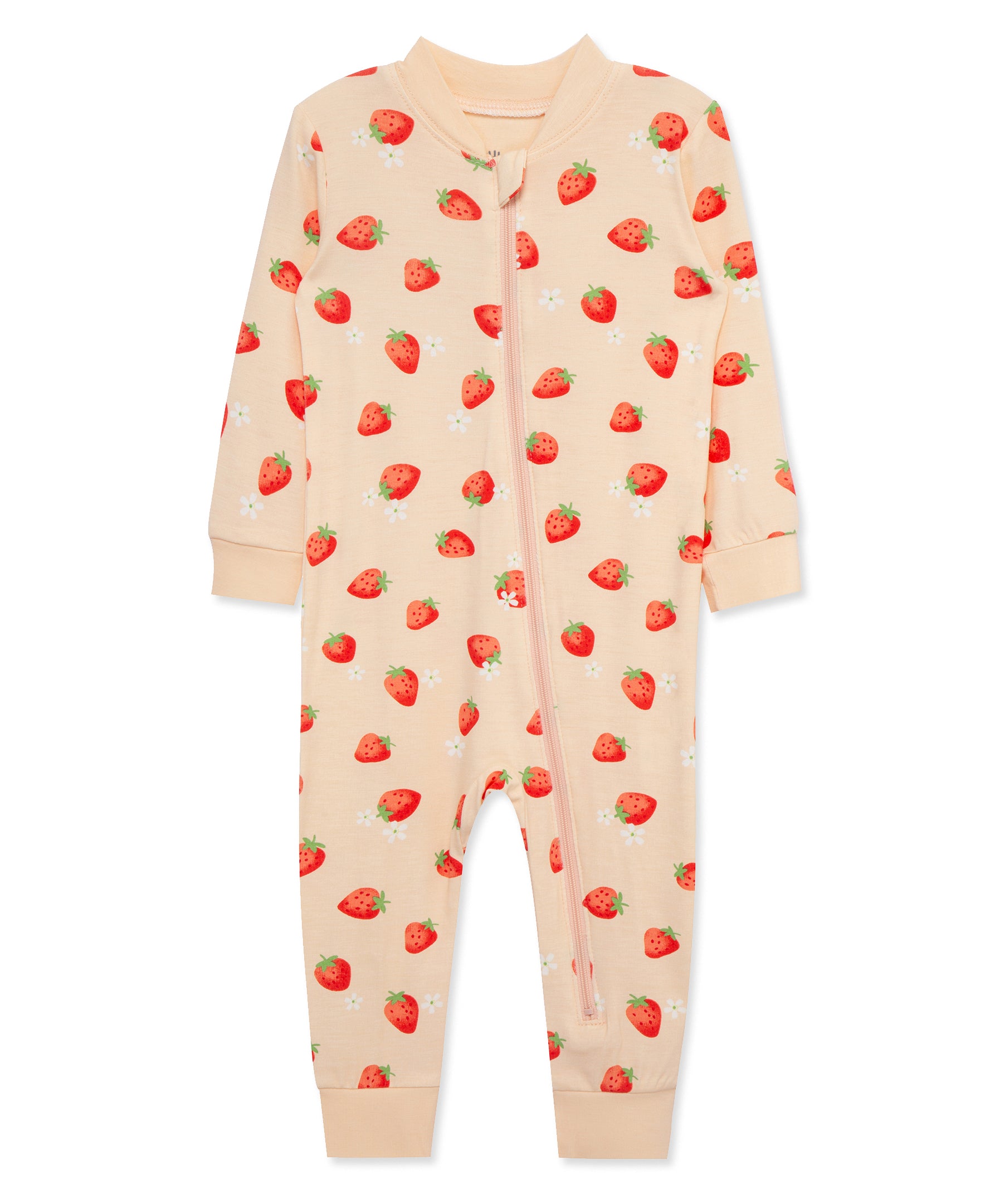 Strawberry Zip Front Pajama - Little Me