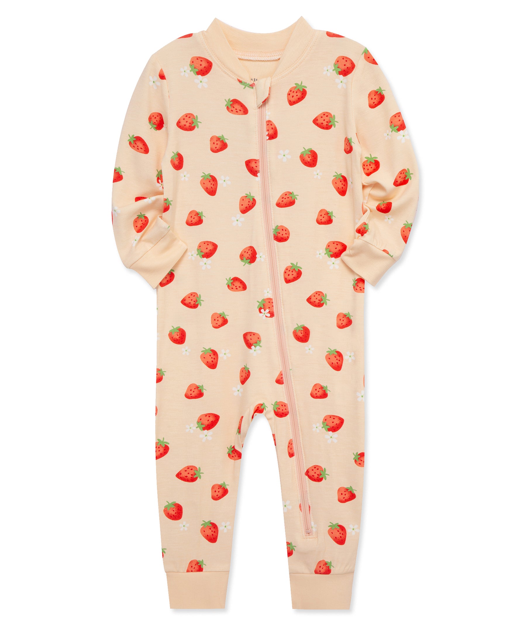 Strawberry Zip Front Pajama - Little Me