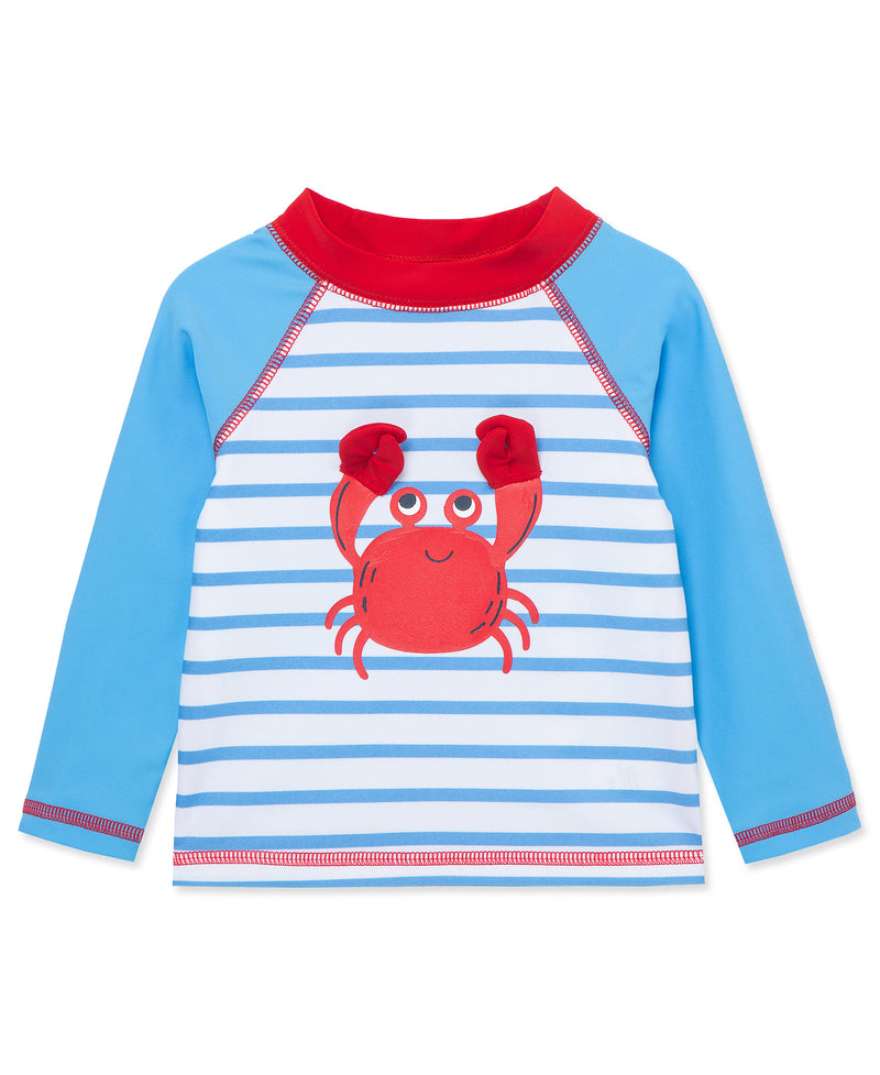 Crab Long Sleeve Infant Rashguard (6M-24M) - Little Me
