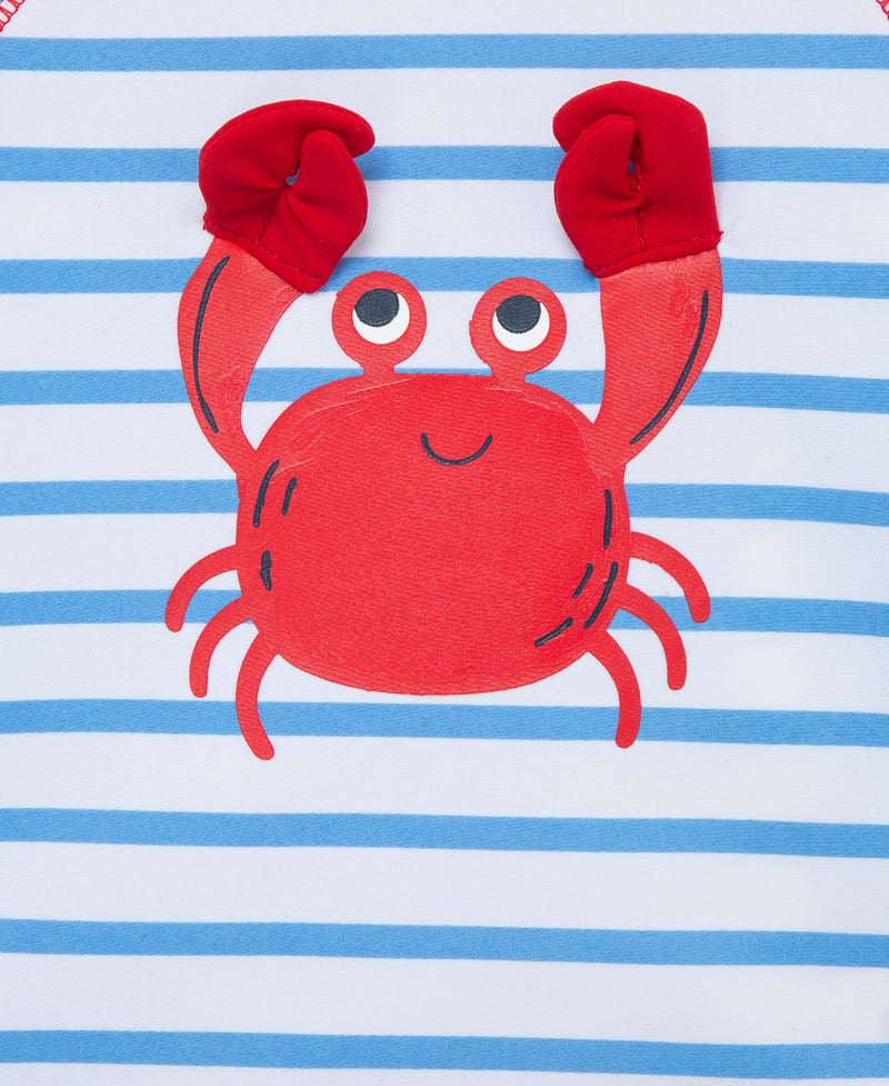 Crab Long Sleeve Toddler Rashguard (2T-4T) - Little Me