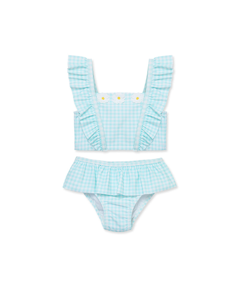 Daisy Gingham Infant Swimsuit (6M-24M) - Little Me