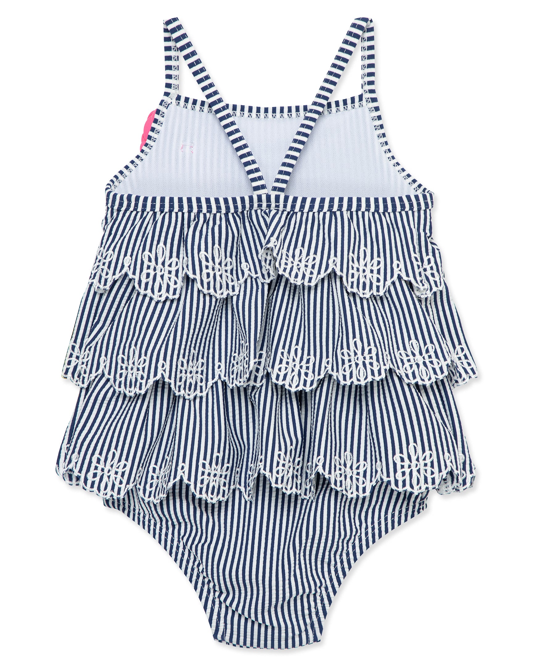 Navy Stripe Infant Swimsuit (6M-24M) - Little Me