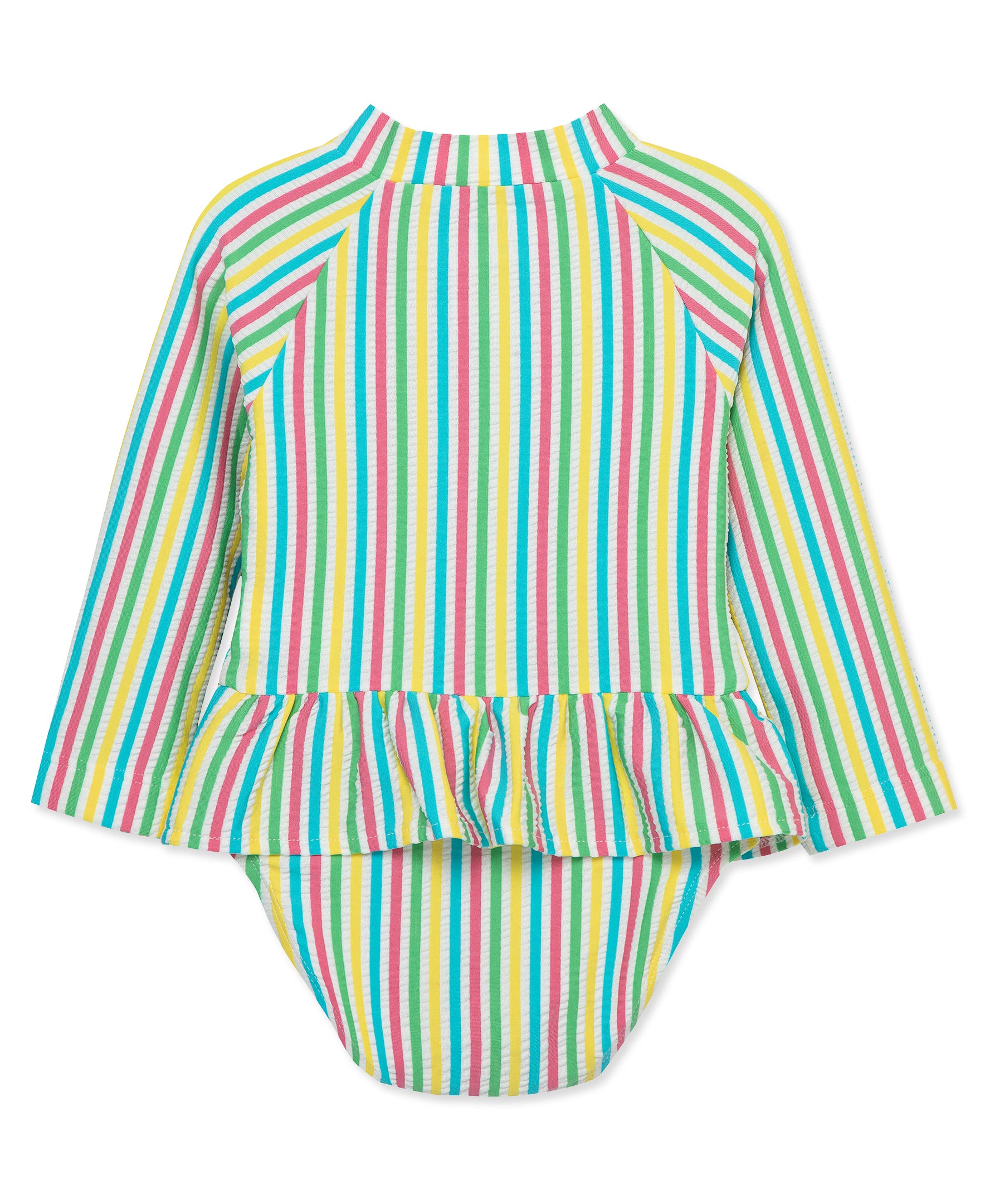 Multi Stripe One-Piece Infant Rashguard (6M-24M) - Little Me