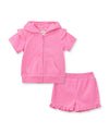 Pink Toddler Terry Swim Coverup (2T-4T) - Little Me