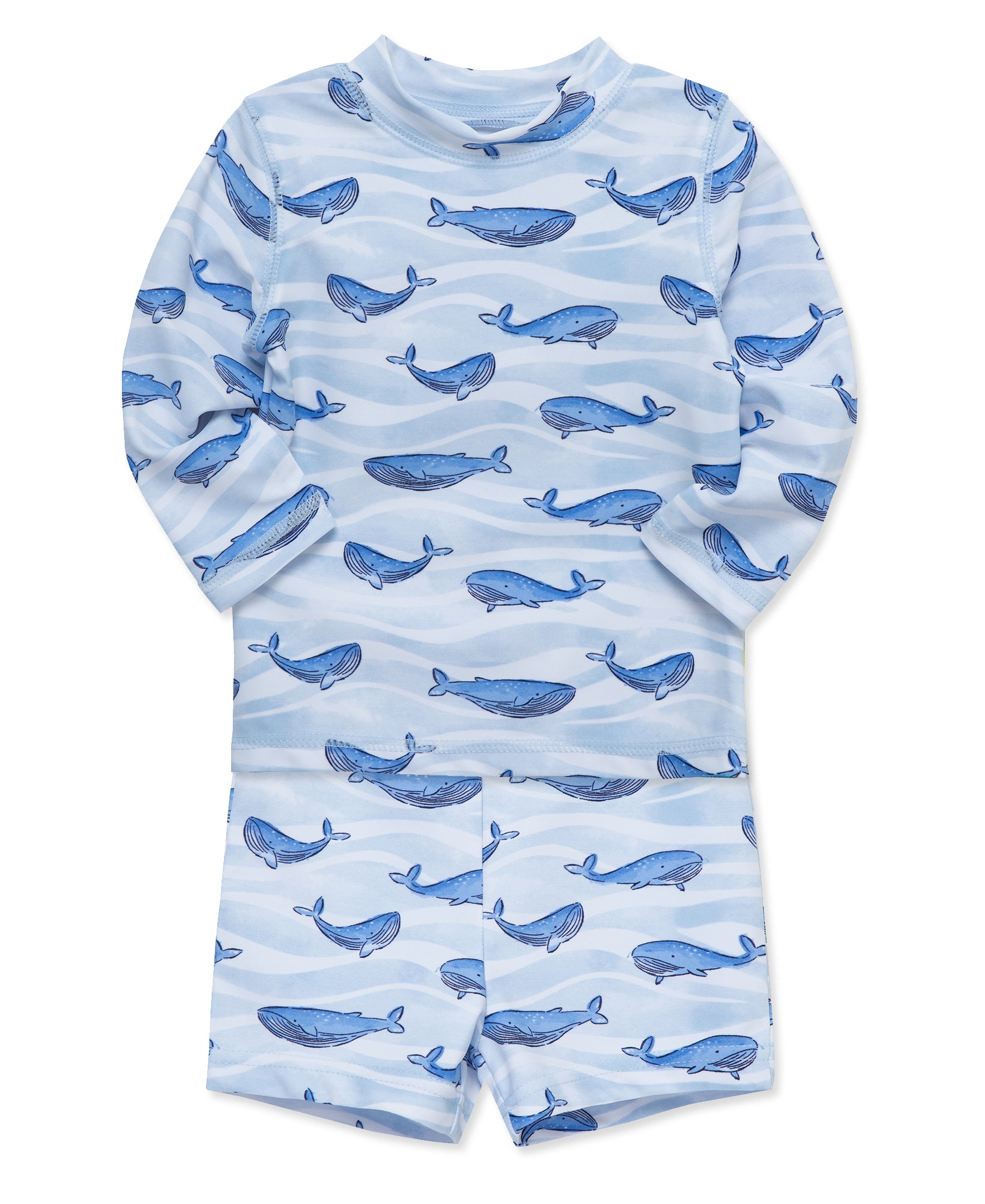 Whale Rashguard Set (6M-24M) - Little Me