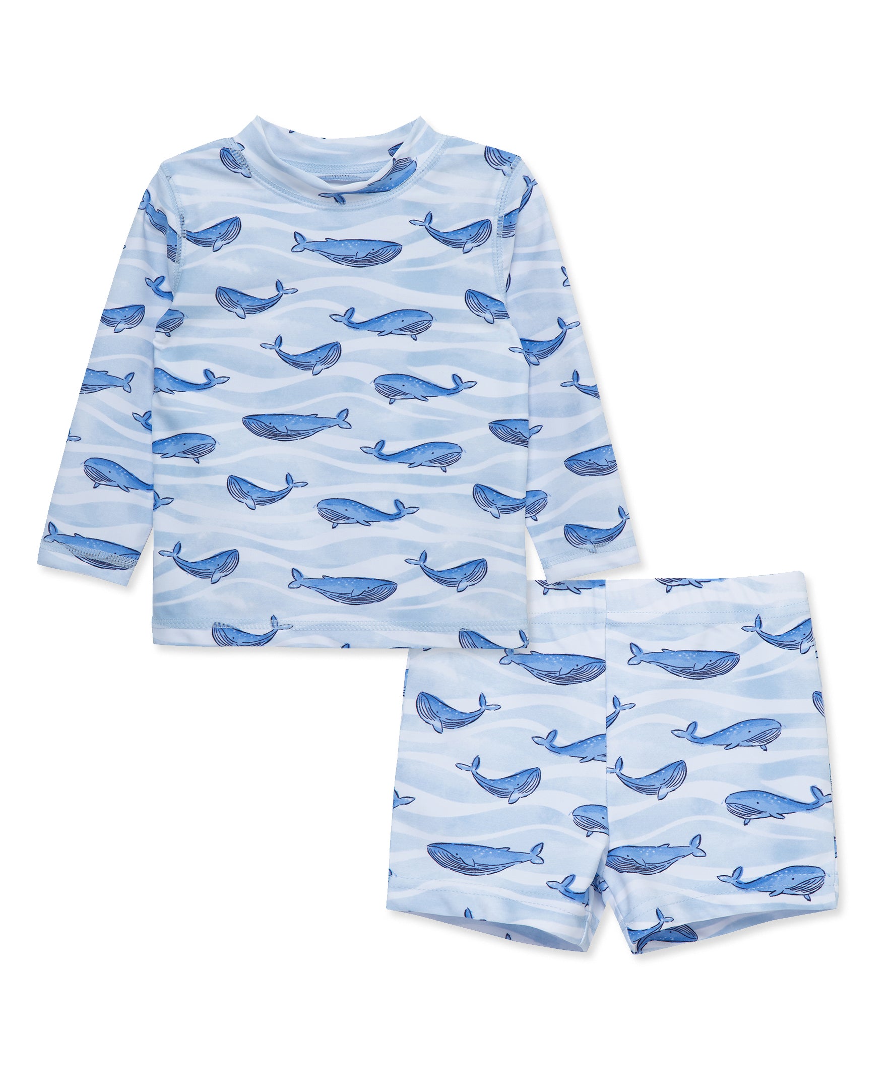 Whale Rashguard Set (2T-4T) - Little Me