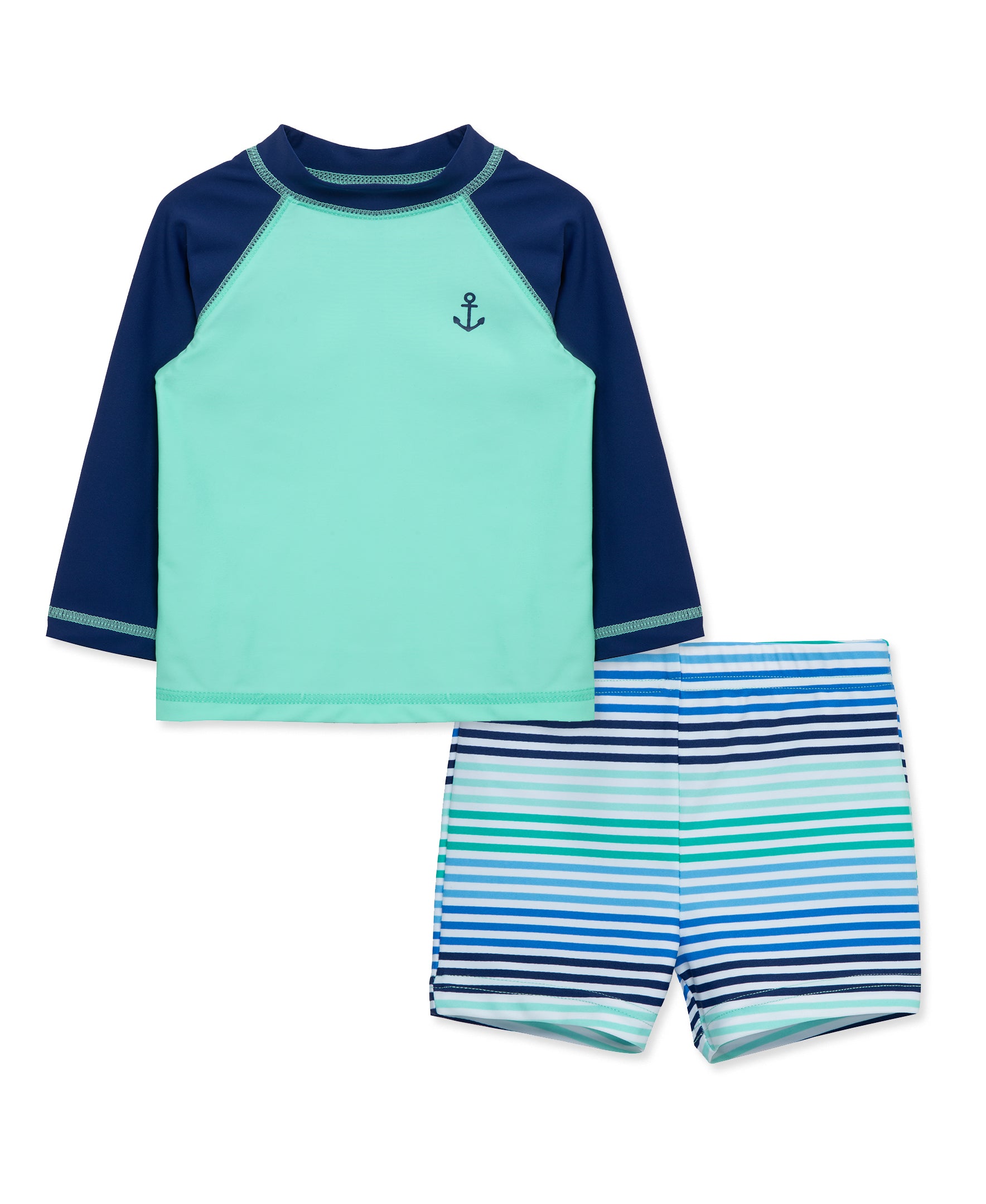 Anchor Rashguard Set (6M-24M) - Little Me