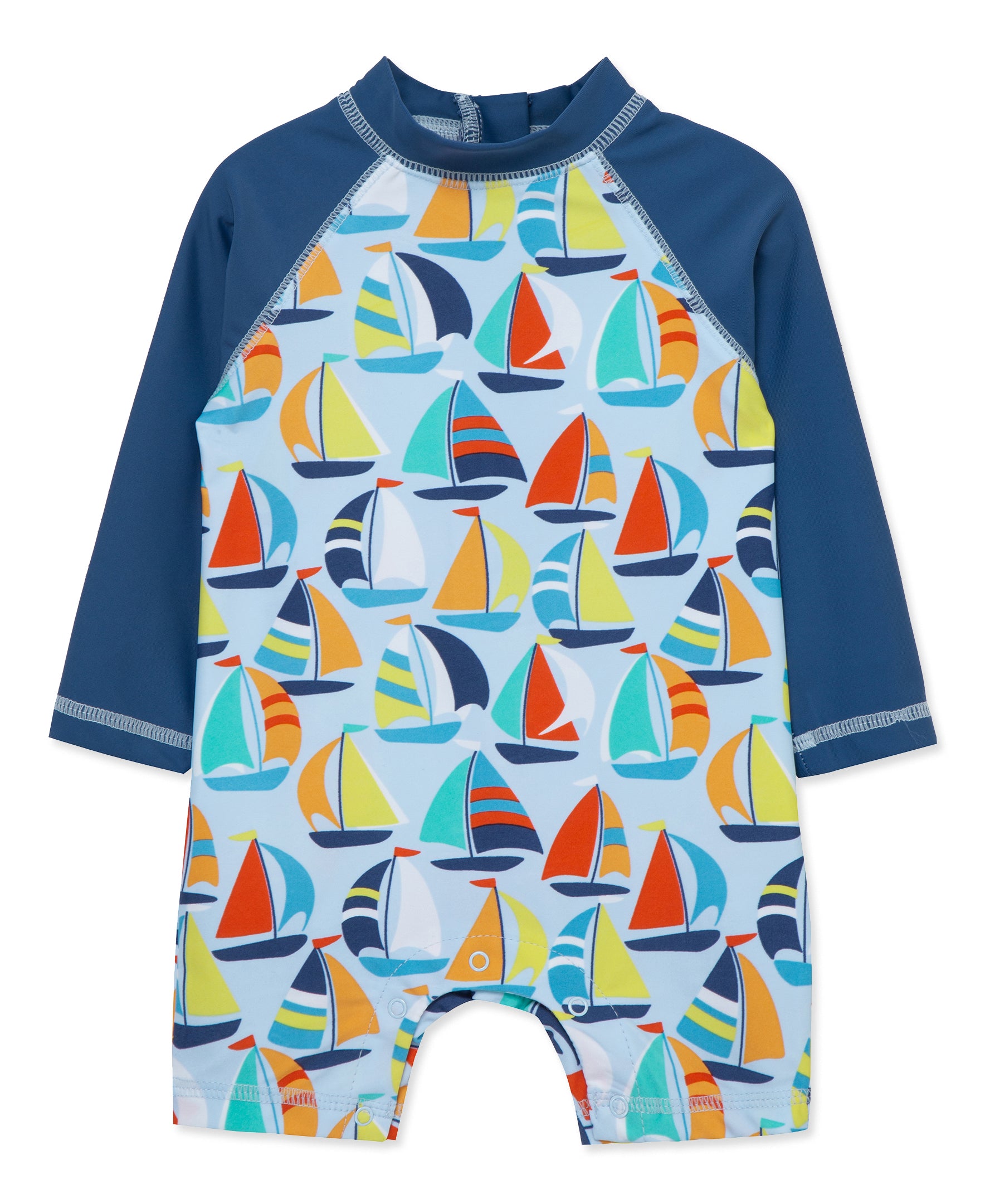 Boat Long Sleeve Rashguard Suit (6M-24M) - Little Me