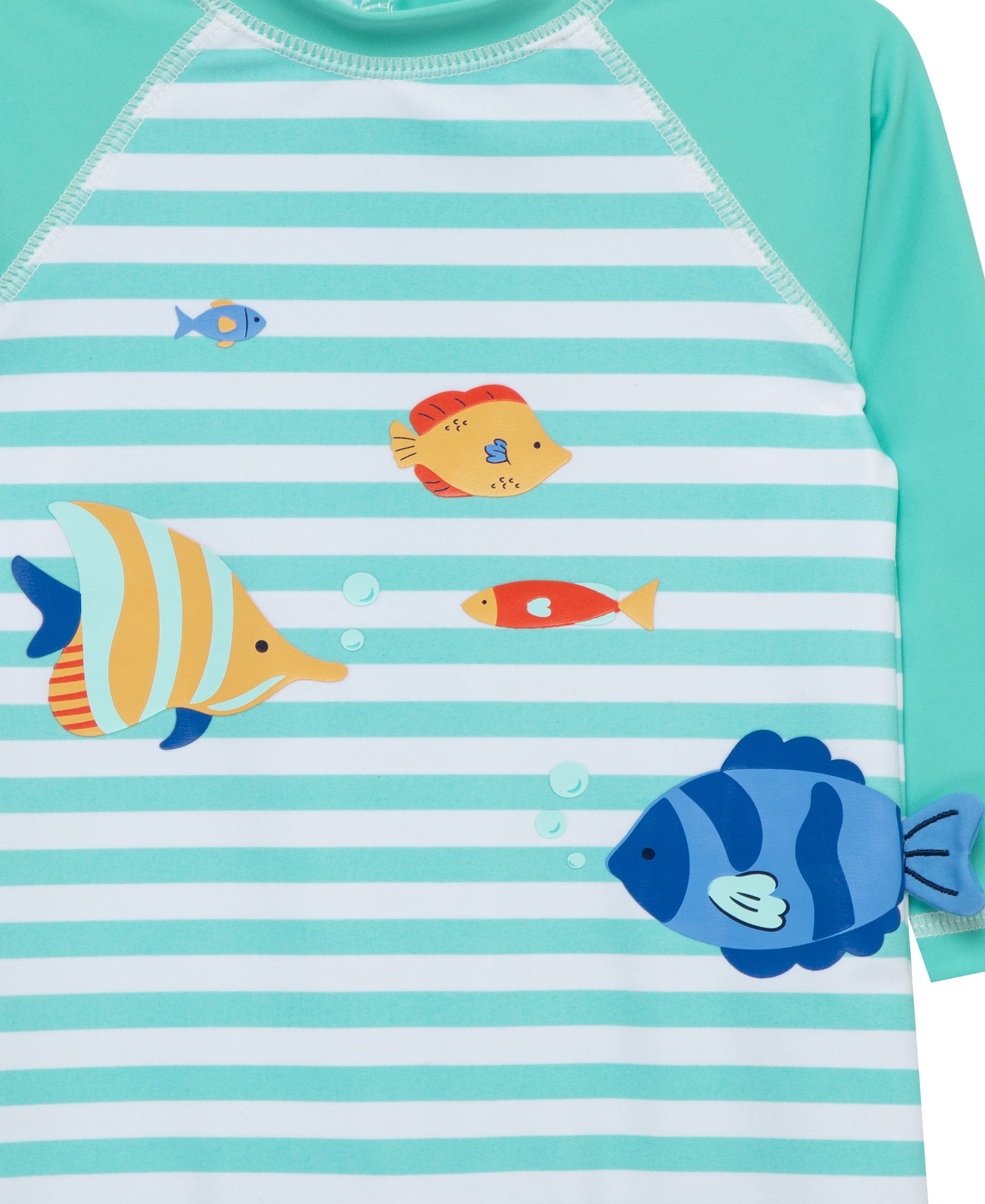 Fish Long Sleeve Rashguard Suit (6M-24M) - Little Me