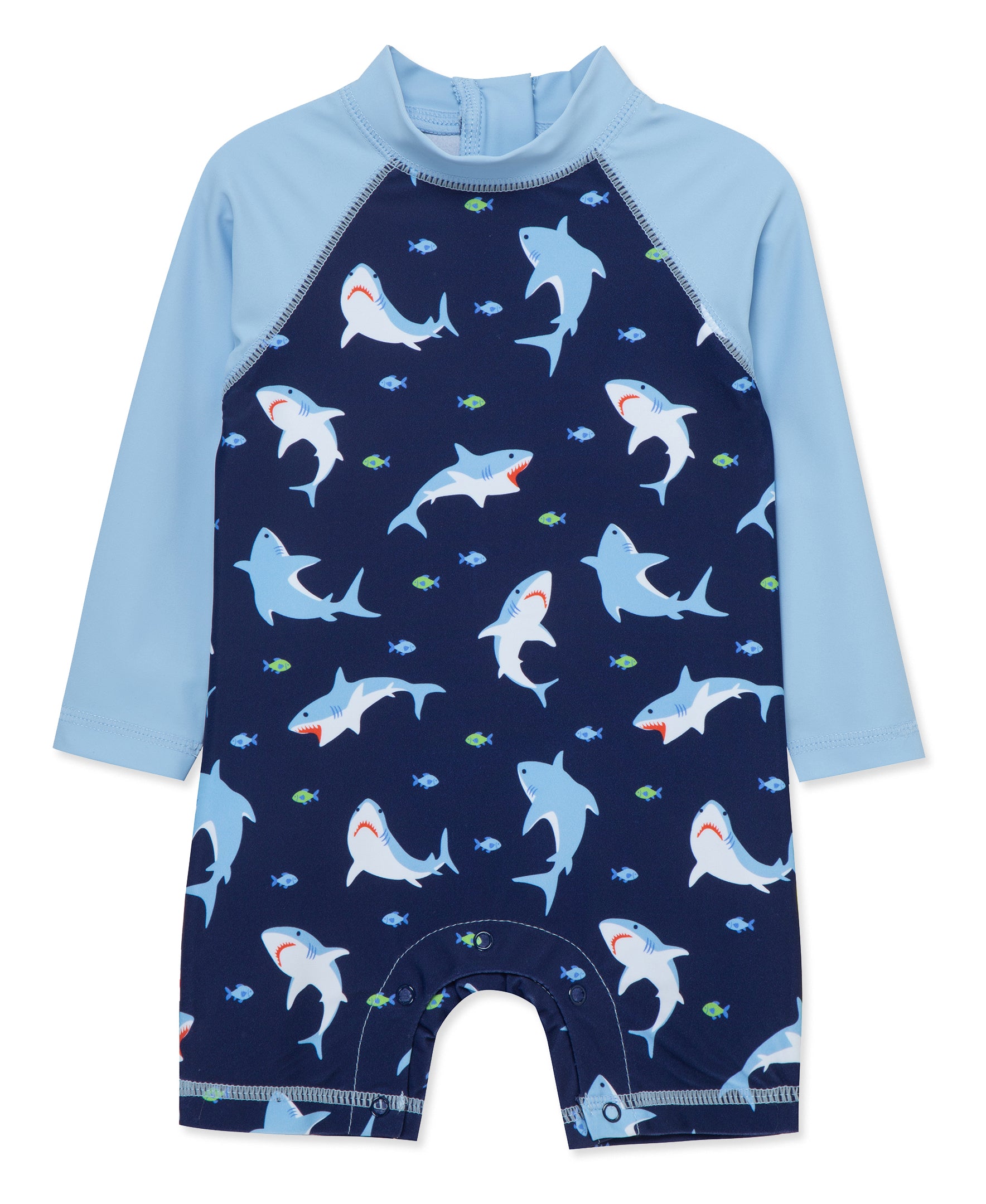 Shark Long Sleeve Rashguard Suit (6M-24M) - Little Me