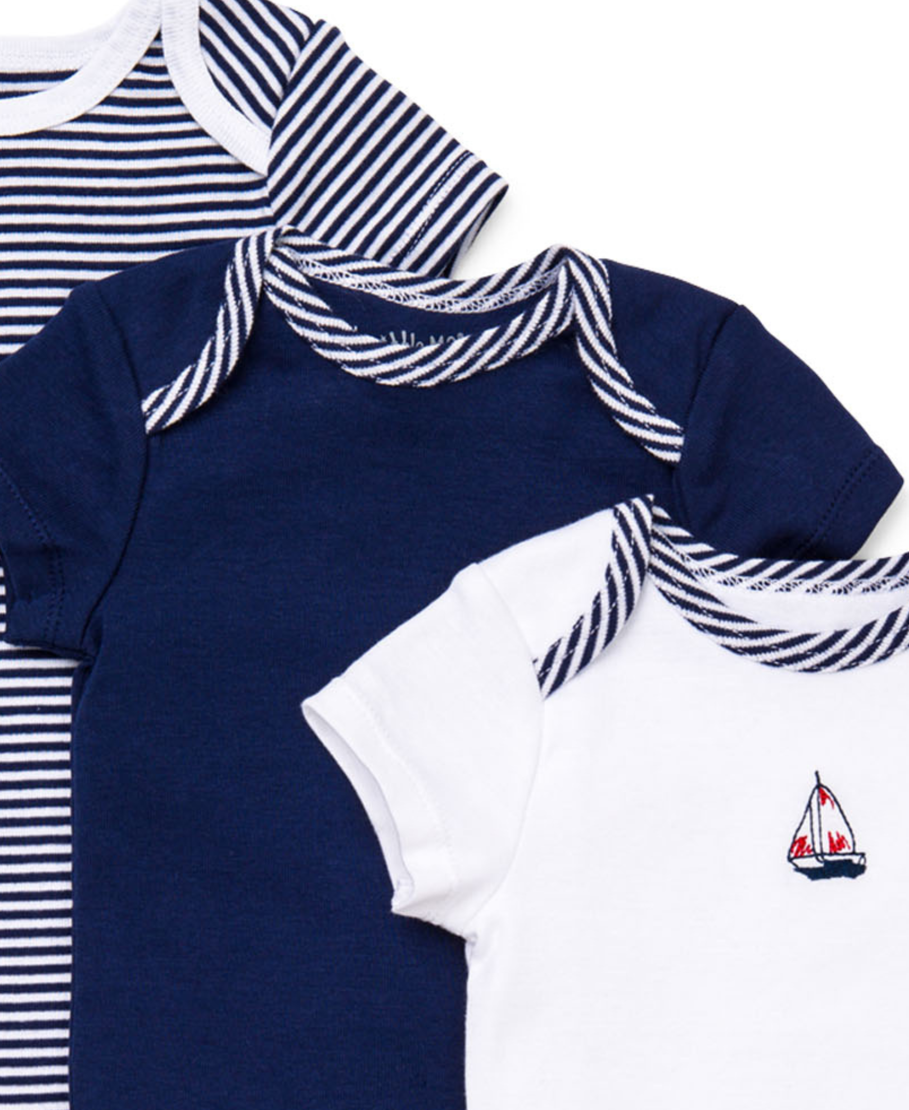 Sailboats 3-Pack Bodysuits - Little Me