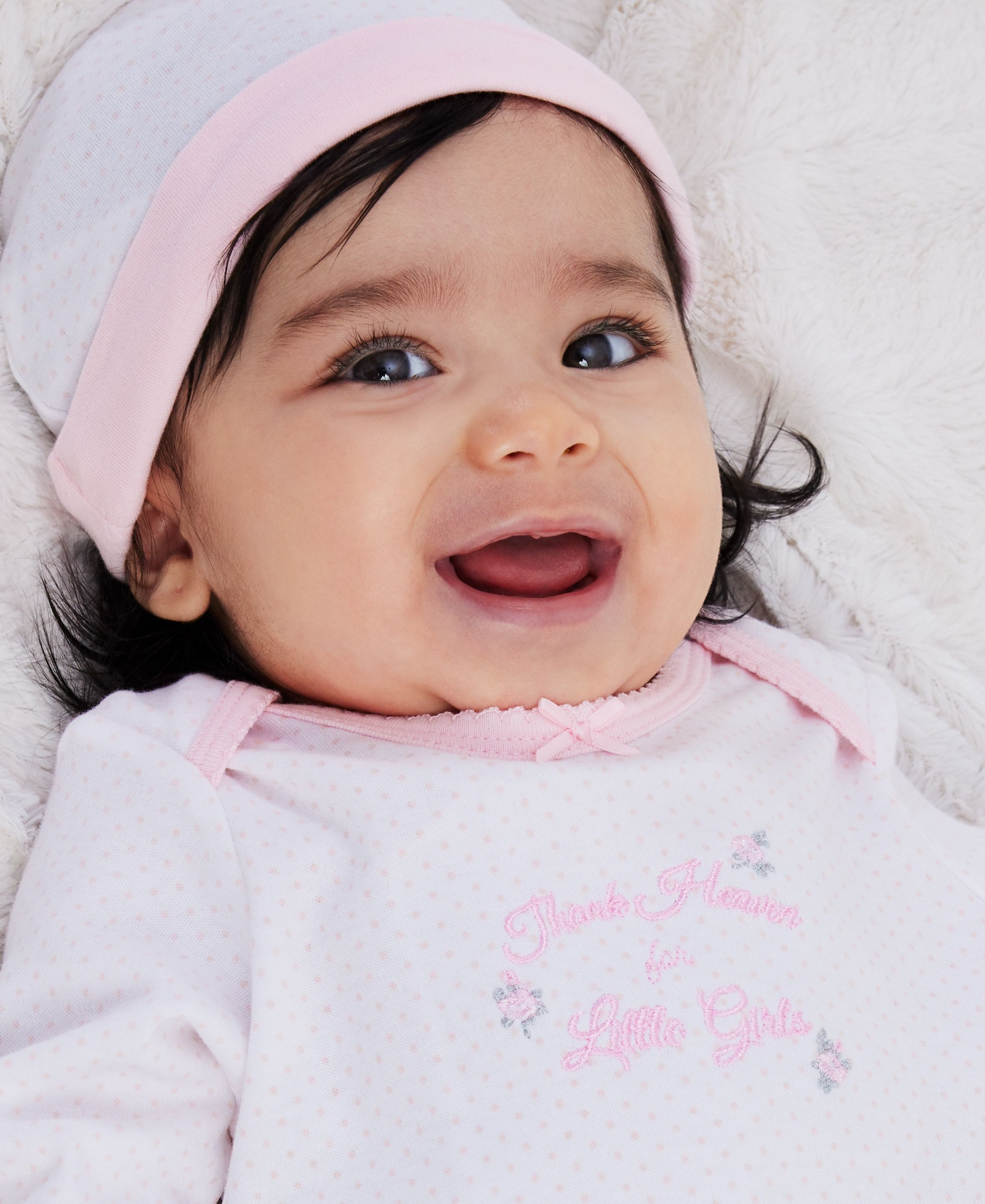 Thank Heaven For Little Girls Sleeper Gown and Hat - Little Me