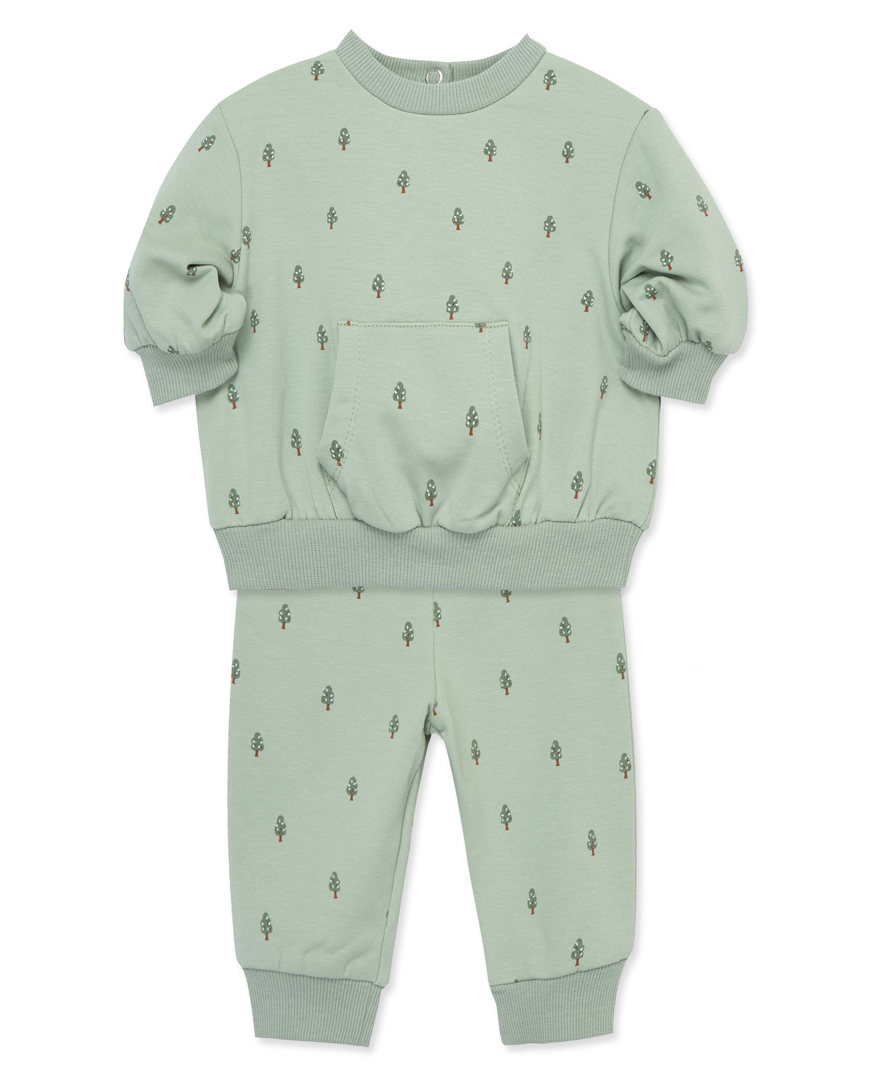 Focus Kids Foliage Sweatshirt Set (12M-24M) - Little Me