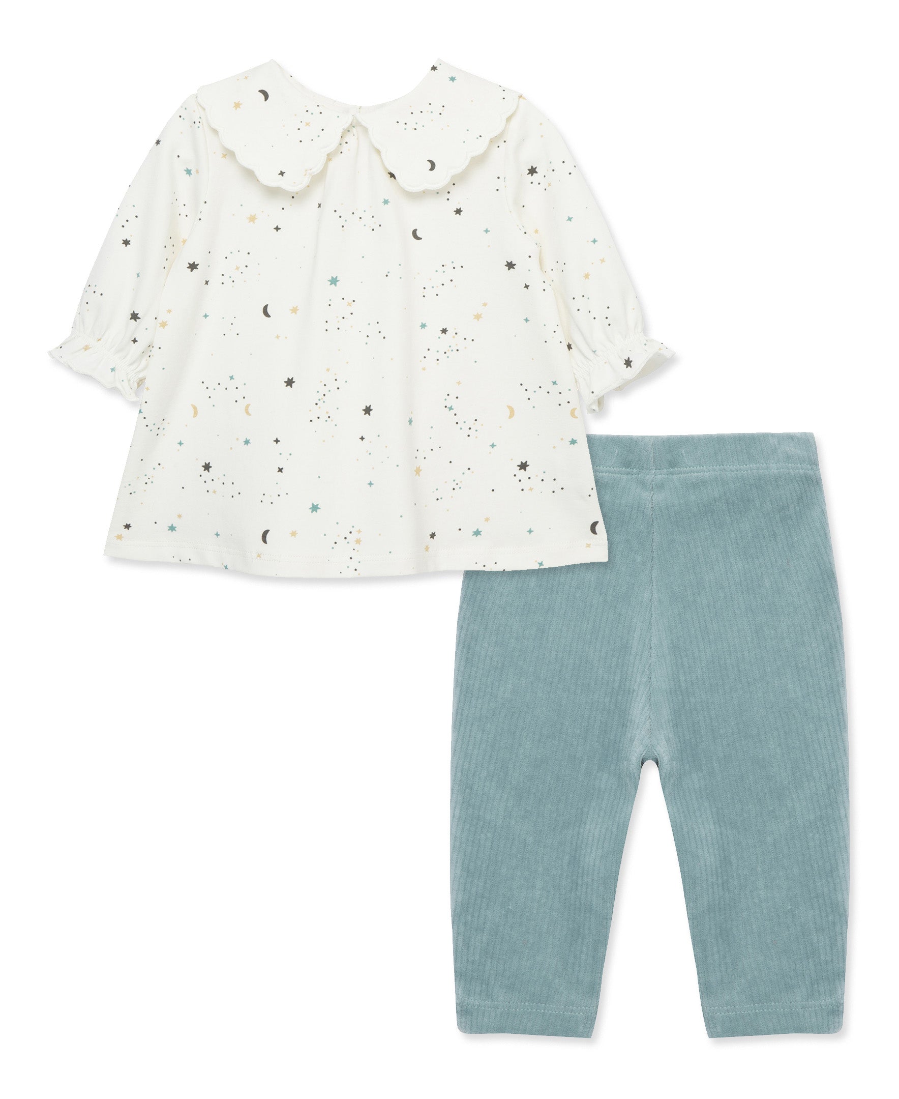 Focus Kids Celestial Velour Tunic Set (3M-12M) - Little Me