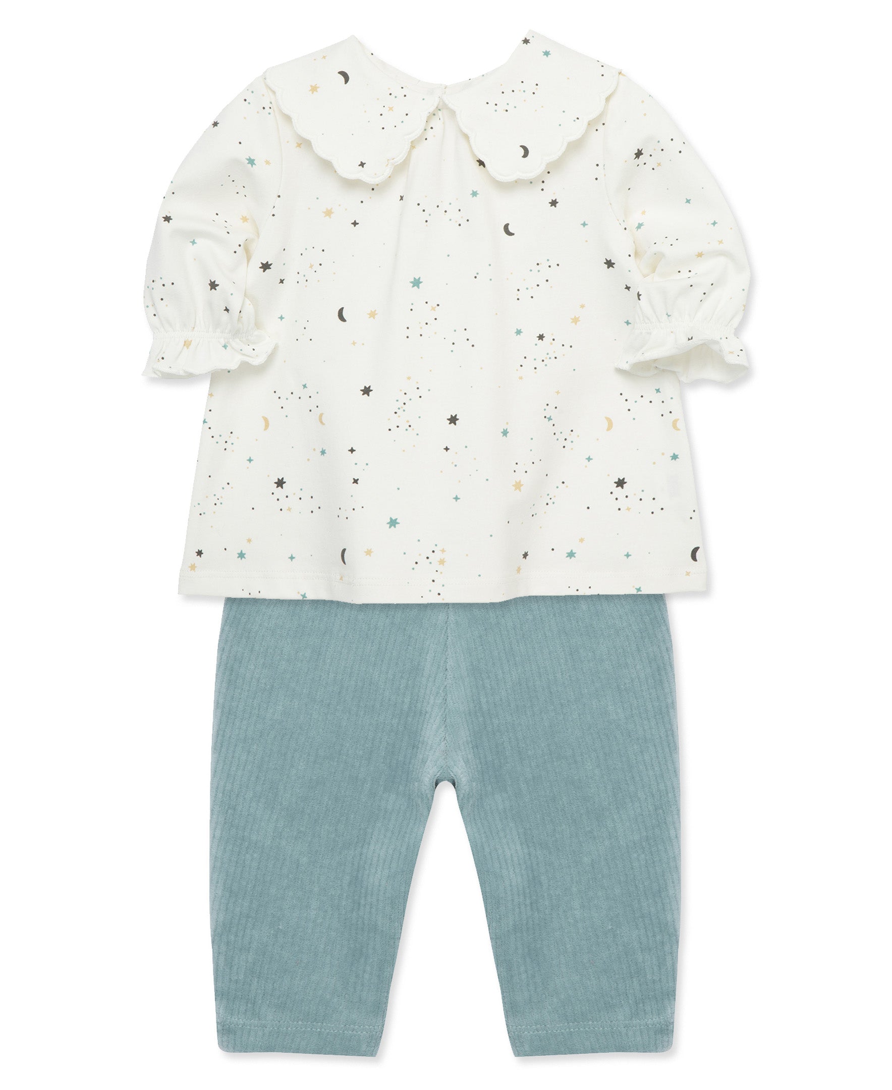 Focus Kids Celestial Velour Tunic Set (3M-12M) - Little Me