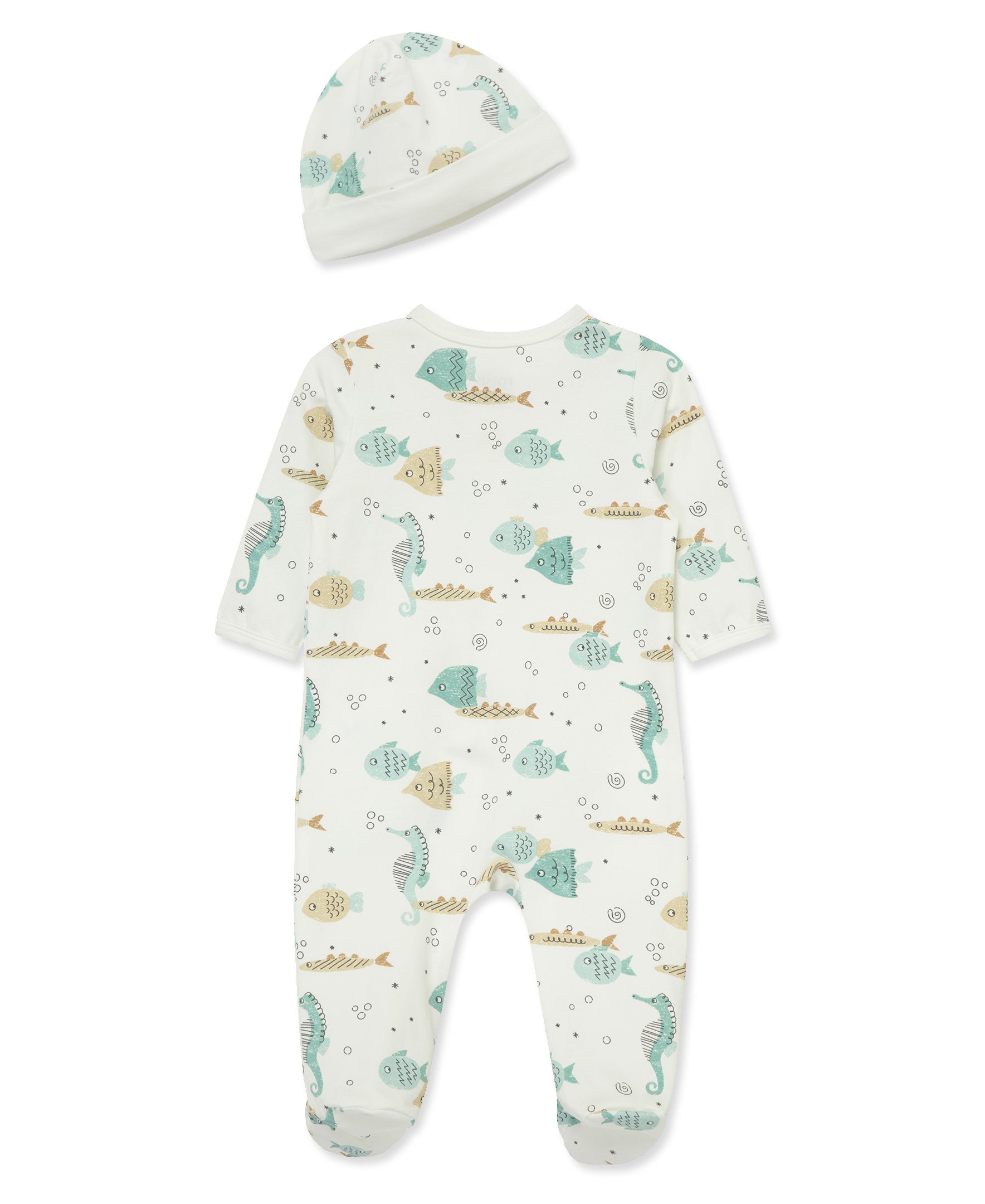 Focus Kids Aquatic Footie & Hat - Little Me