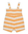 Focus Kids Banana Stripe Terry Romper (12M-24M) - Little Me