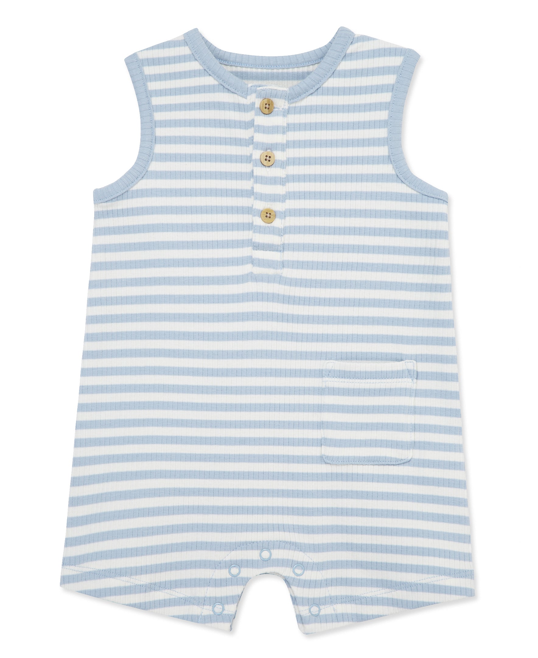 Focus Kids Seaside Stripe Romper - Little Me