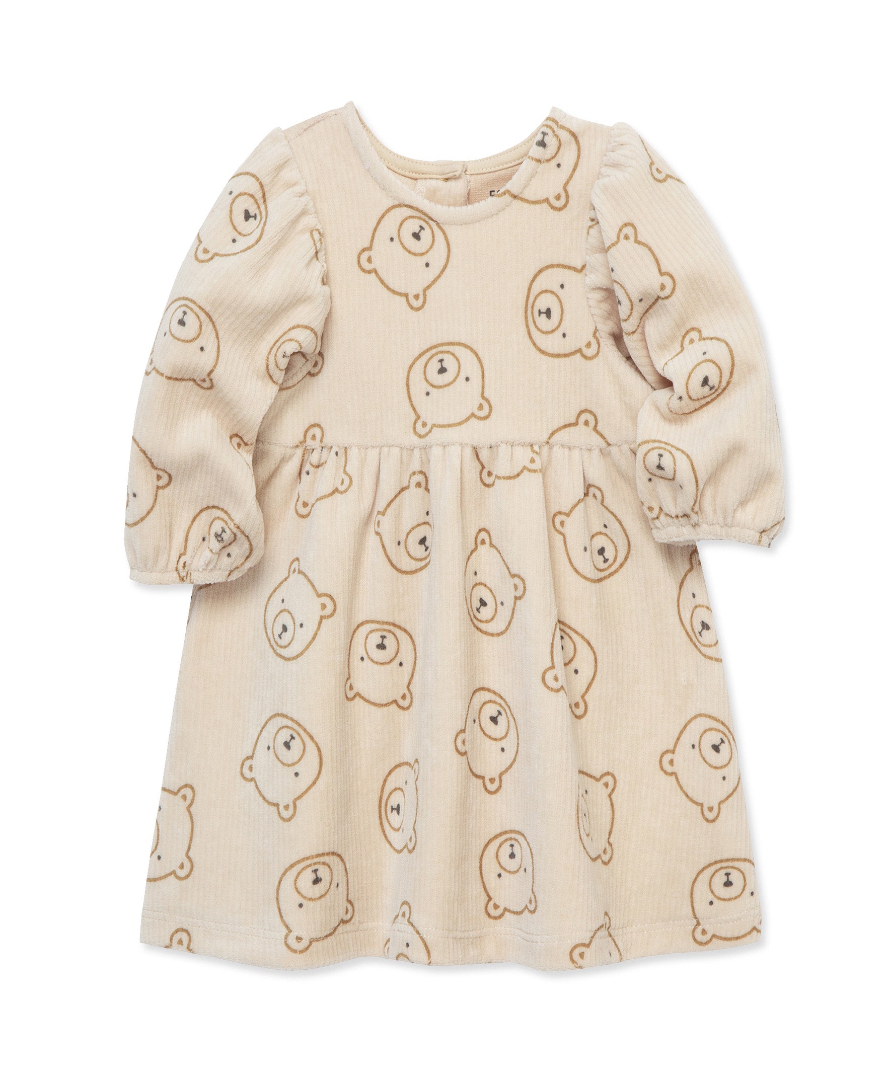 Focus Kids Bear Velour Dress Set (12M-24M) - Little Me