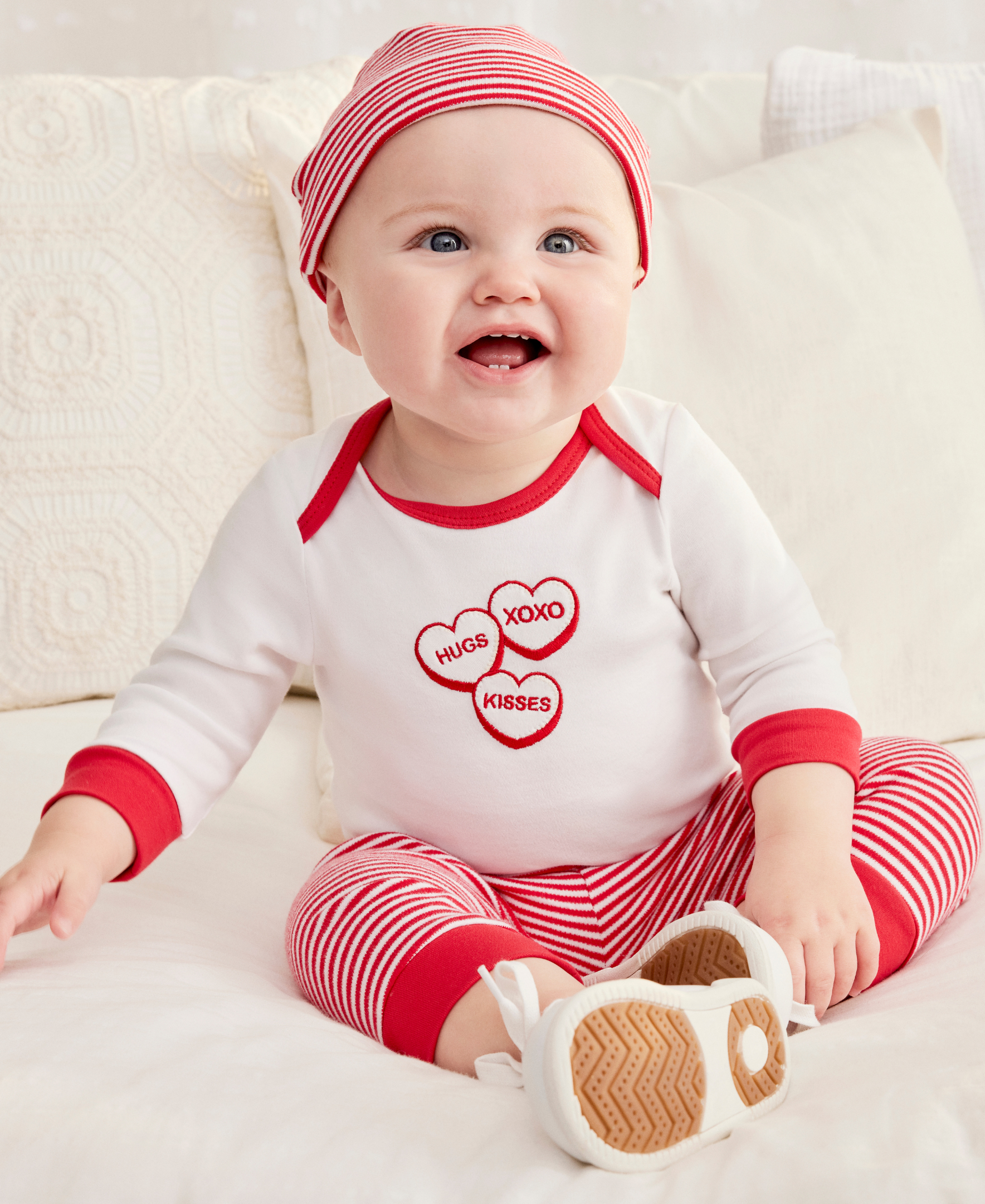 Valentine Hearts Bodysuit Set - Little Me