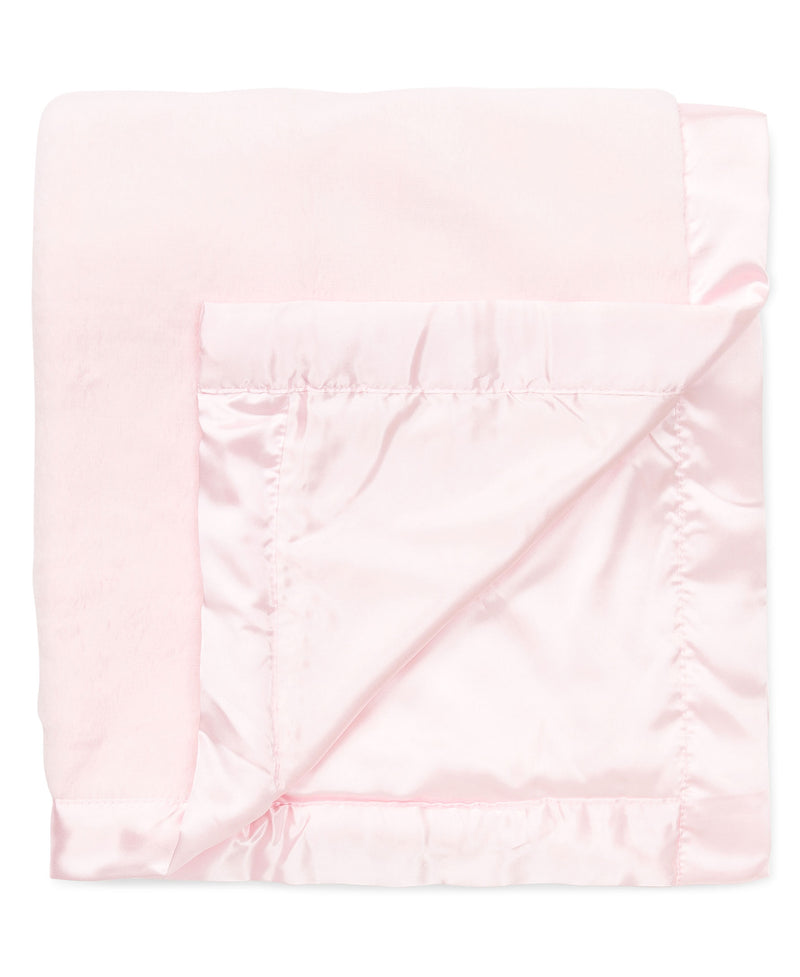 Pink Plush Receiving Blanket - Little Me