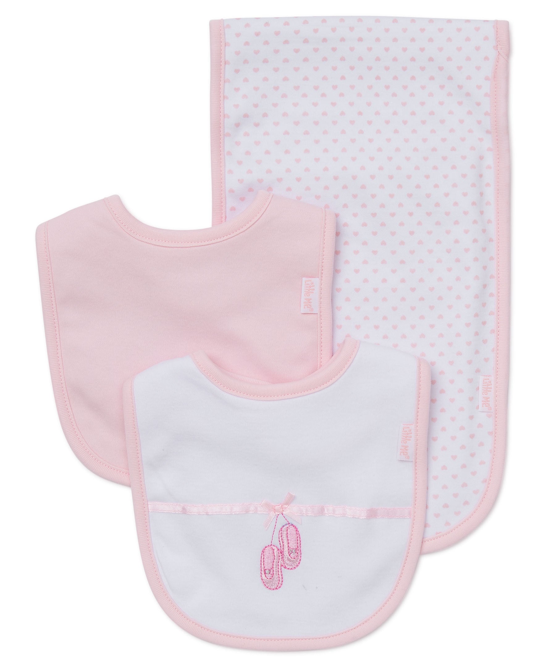 Prima Ballerina Bib & Burp Set - Little Me