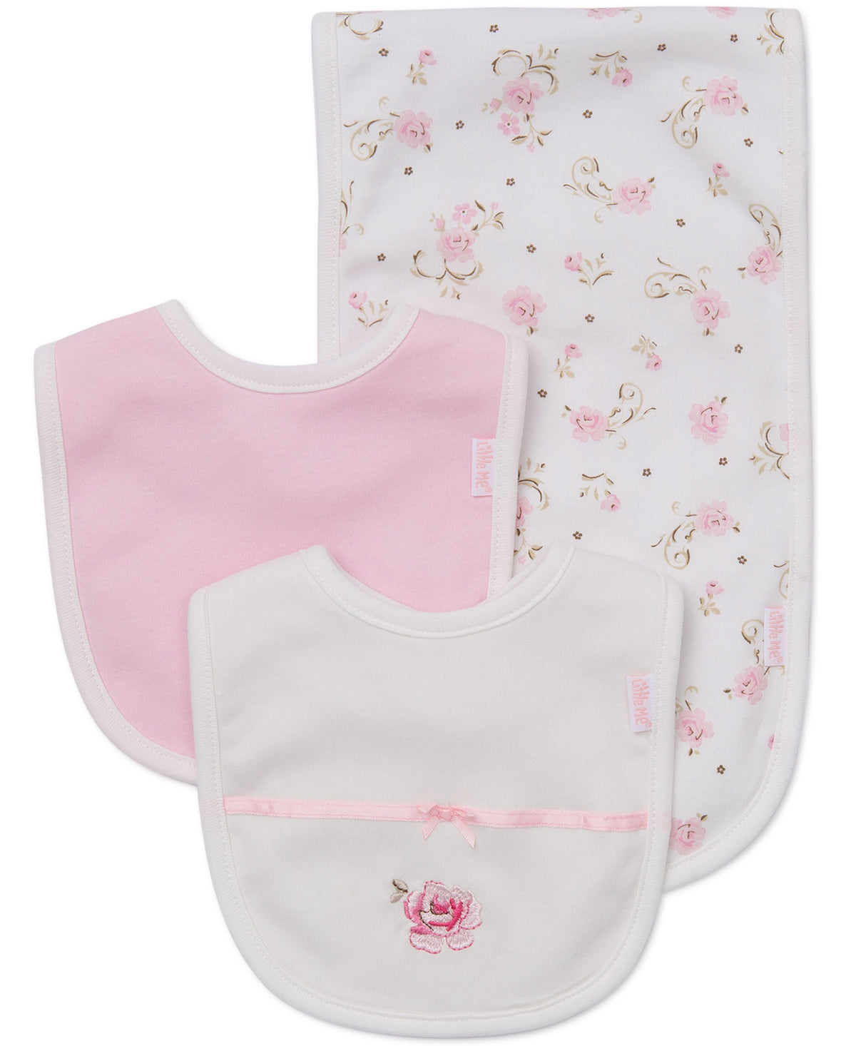 Tractor Basic Bib & Burp Set main image 1