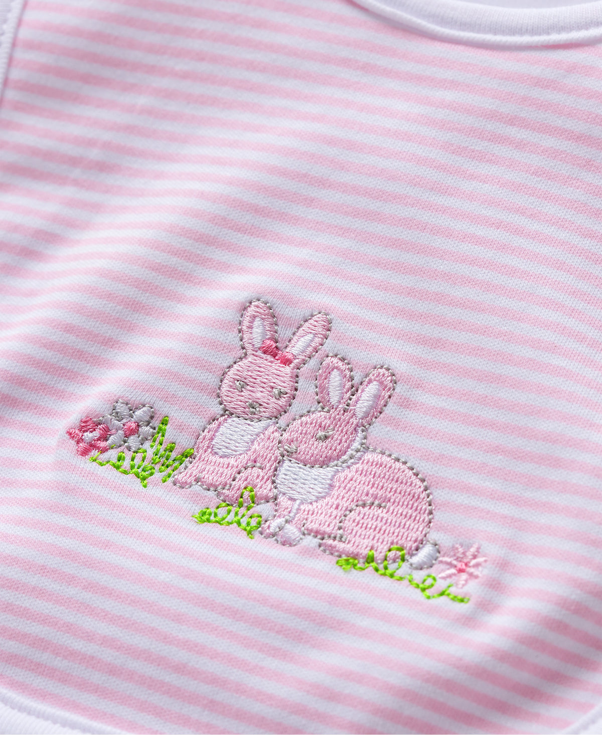 Bunny Blue Bib & Burp Set