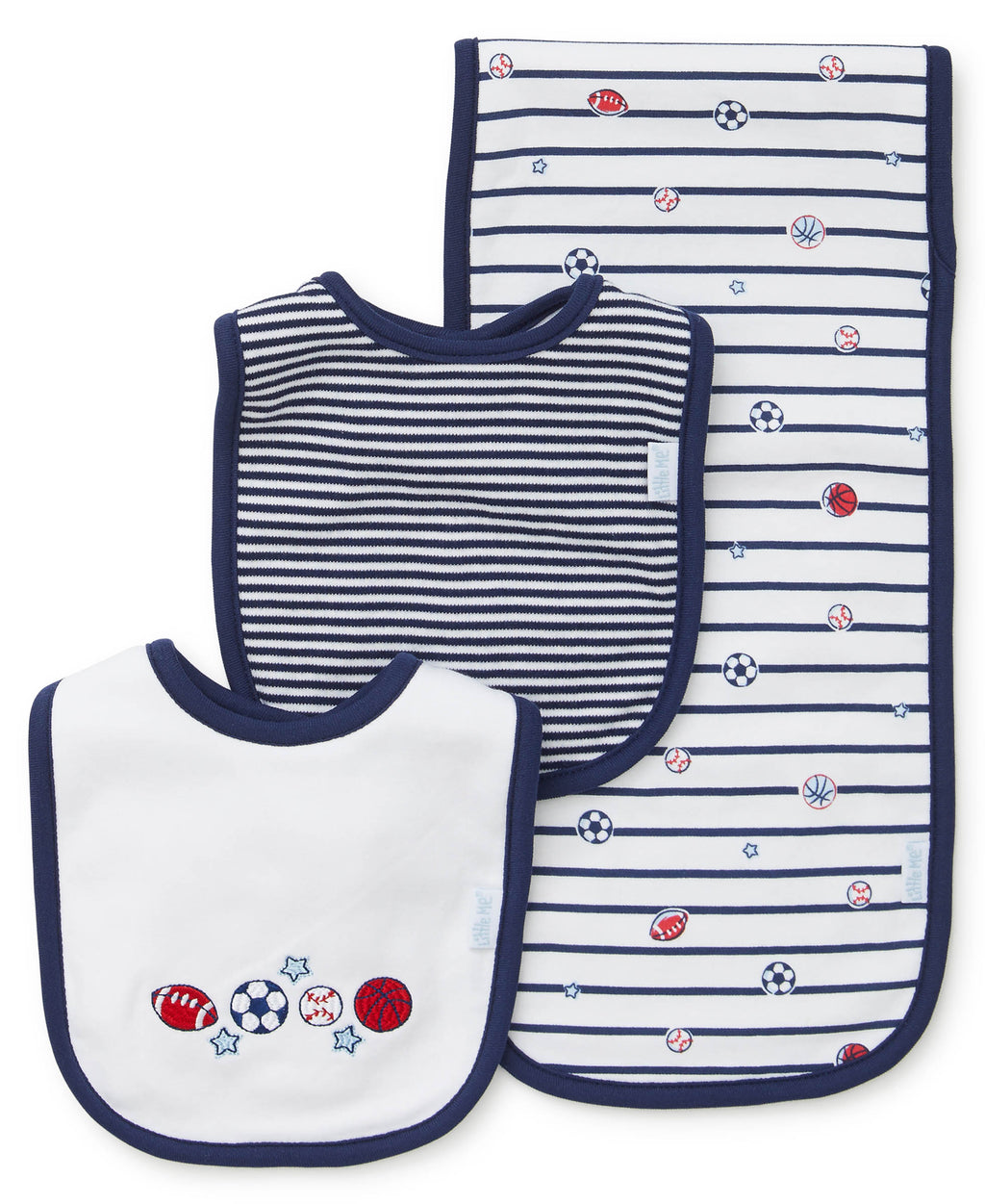 Sports Star Bib & Burp Set - Little Me