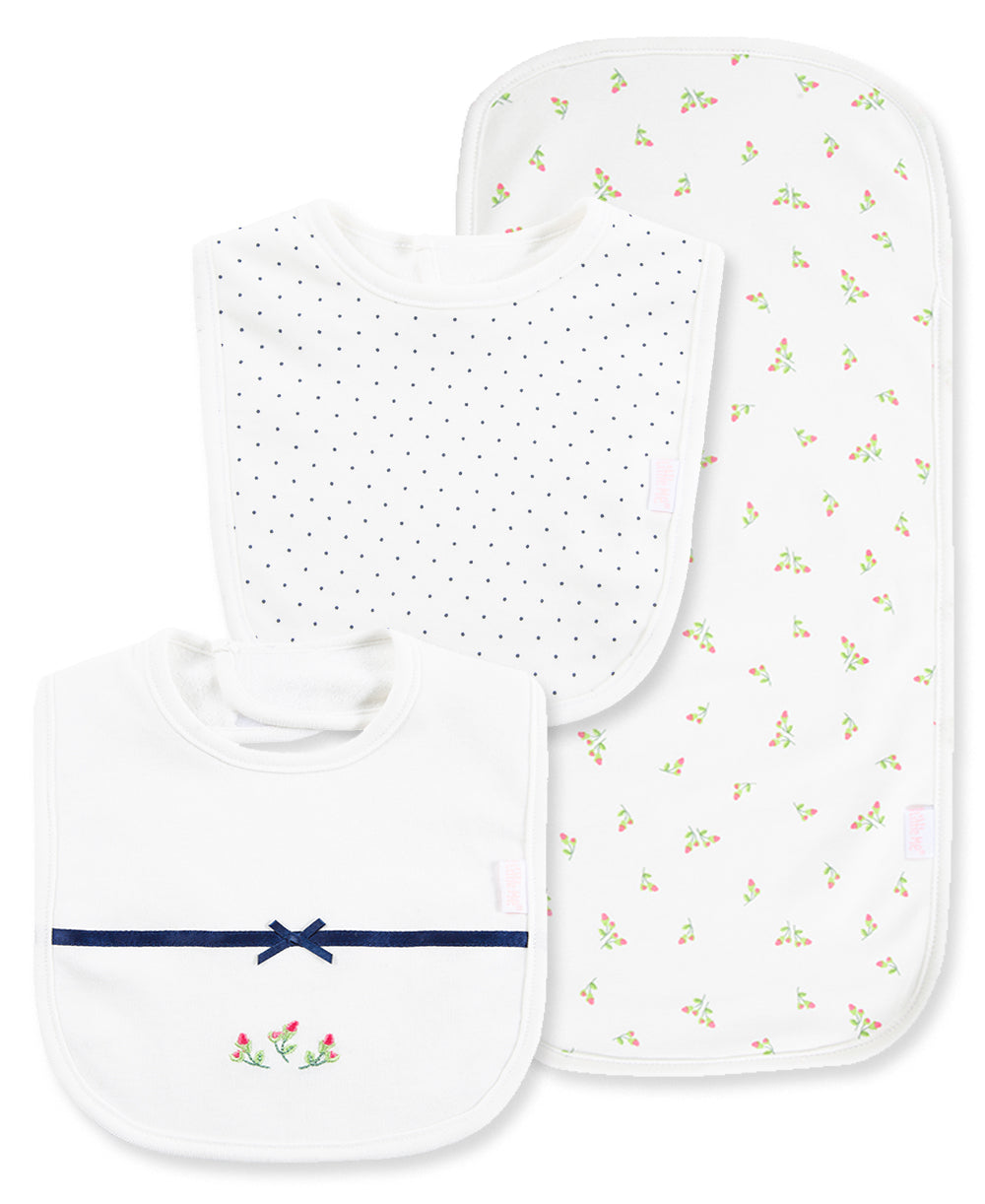 Rosebud Bib & Burp Set - Little Me