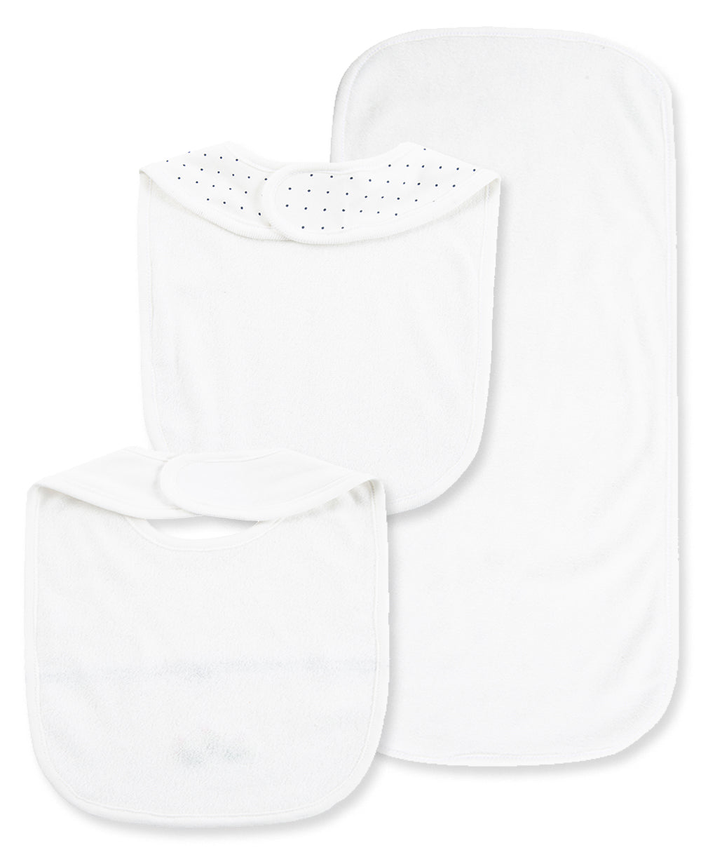 Rosebud Bib & Burp Set - Little Me