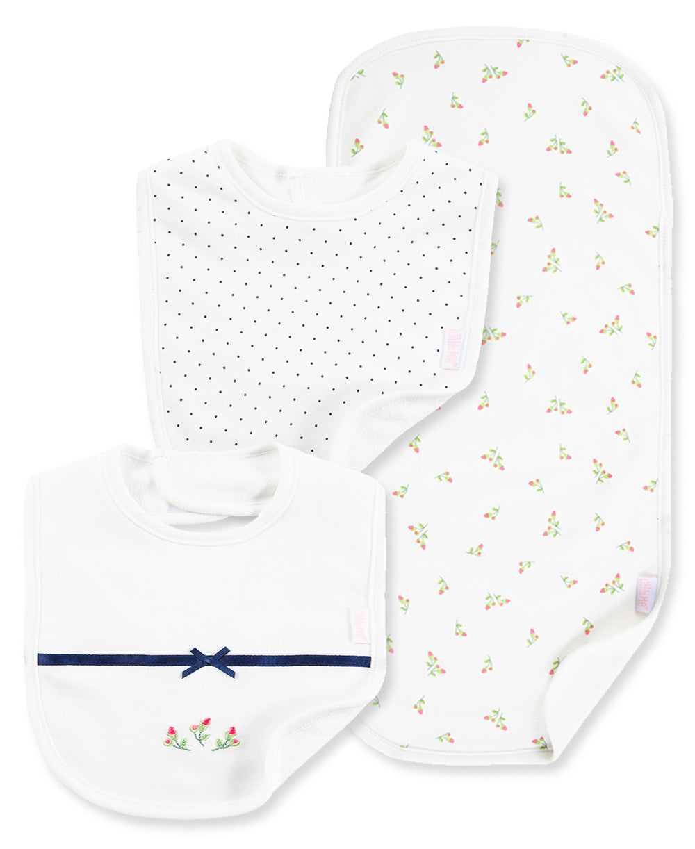 Rosebud Bib & Burp Set - Little Me