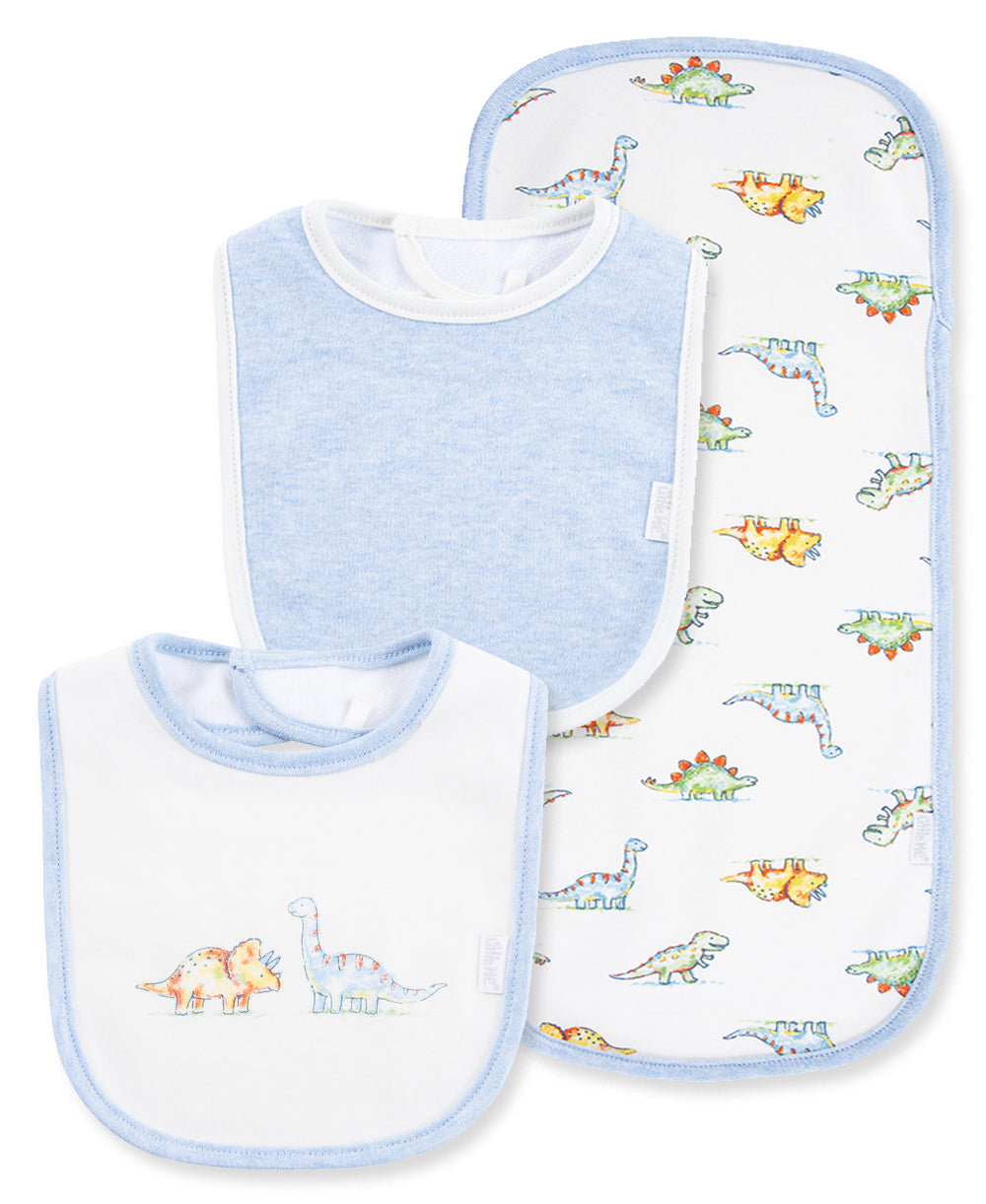 Dinomite Bib & Burp Set - Little Me