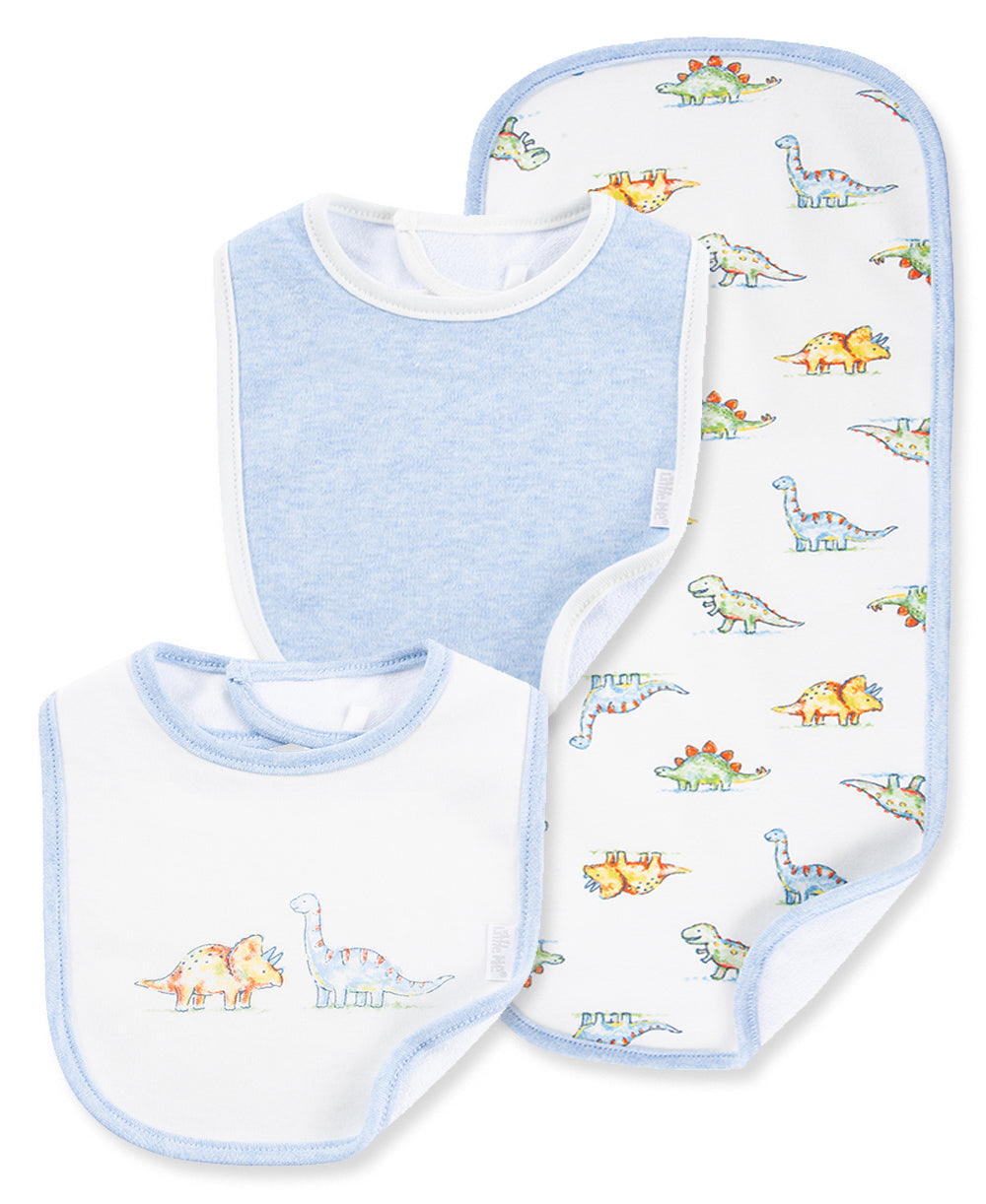 Dinomite Bib & Burp Set - Little Me