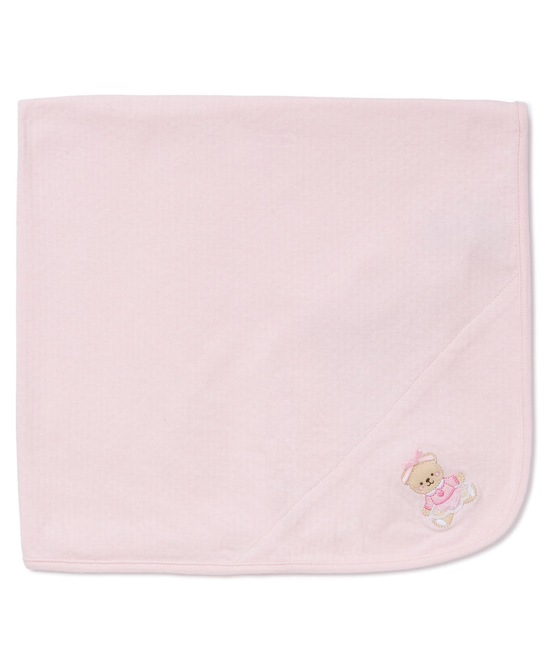 Pink Bear Receiving Blanket - Little Me