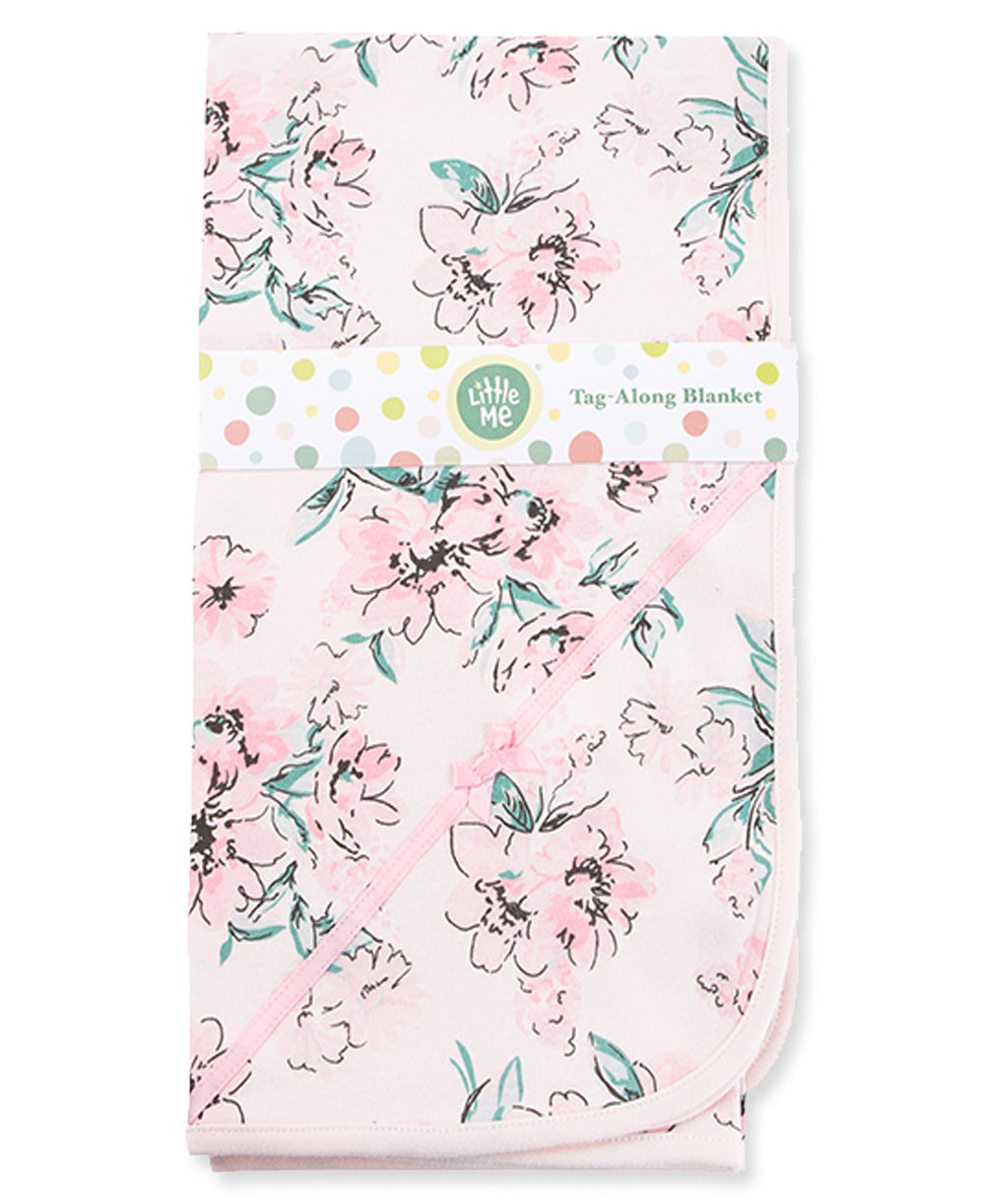 Dream Floral Receiving Blanket - Little Me