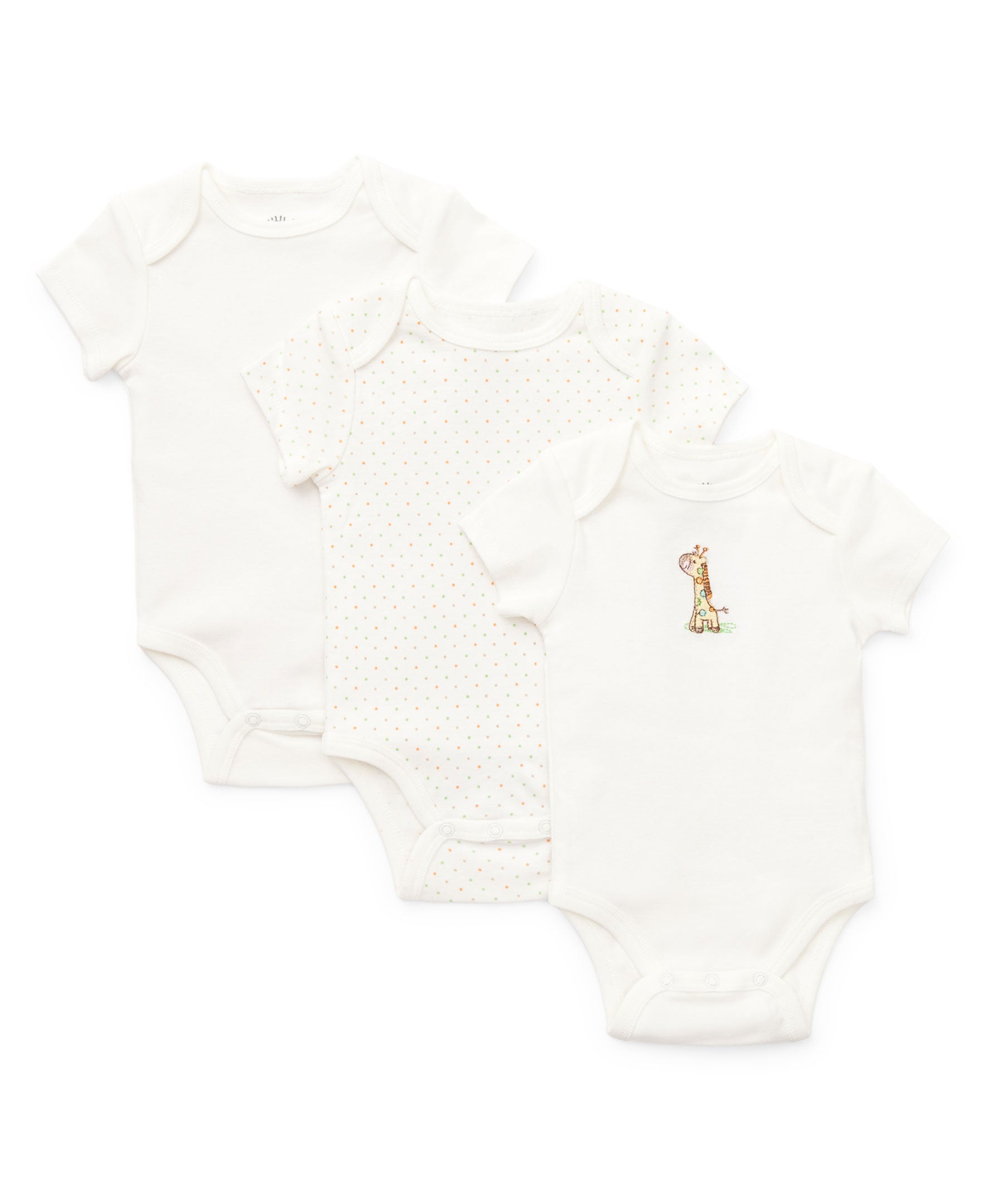 Giraffe 3-Pack Bodysuits - Little Me