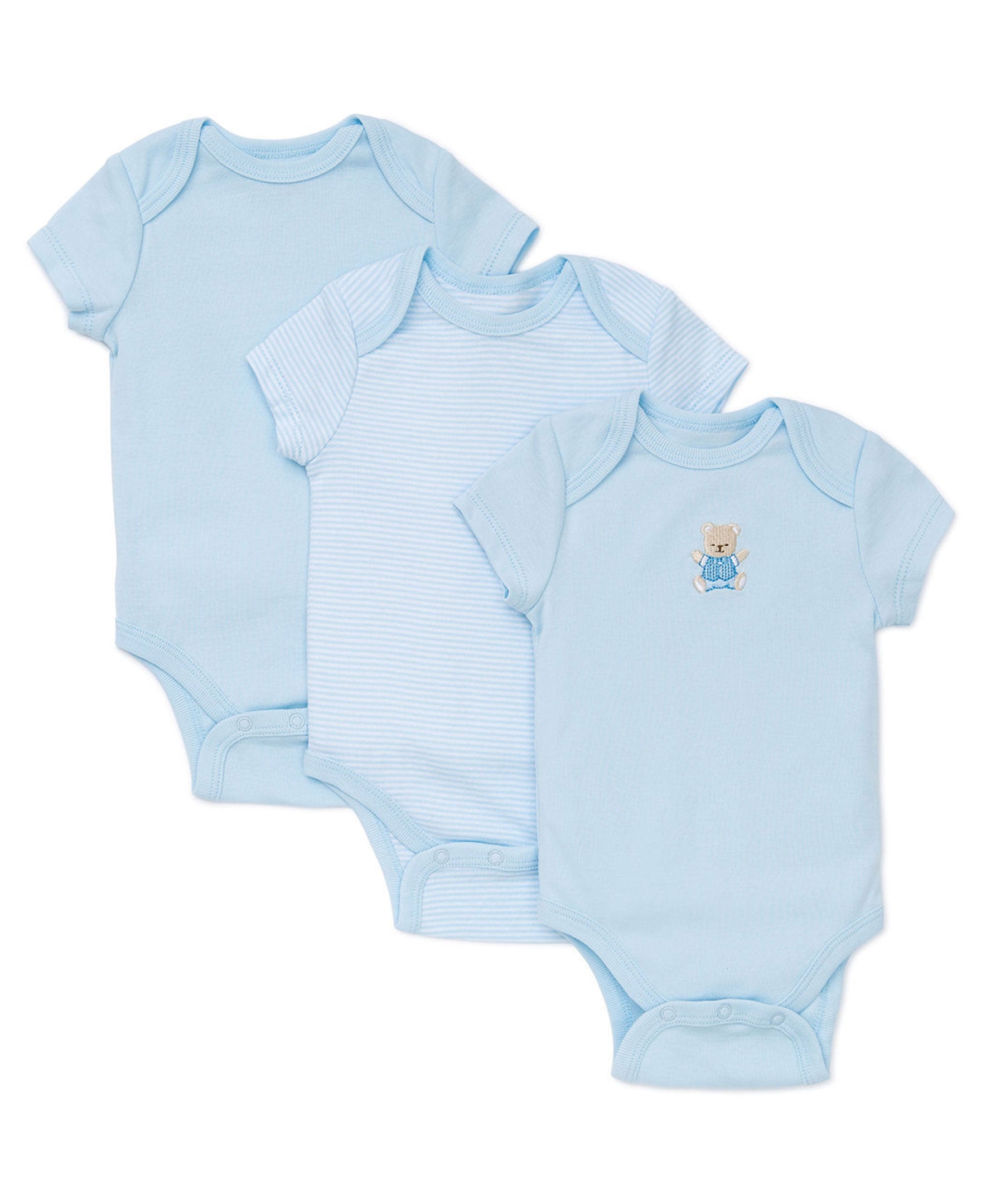 Cute Bear 3-Pack Bodysuits - Little Me