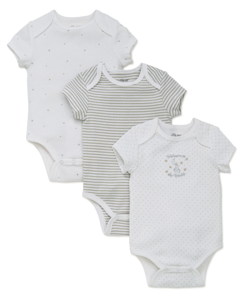 Welcome to the World 3-Pack Bodysuits - Little Me