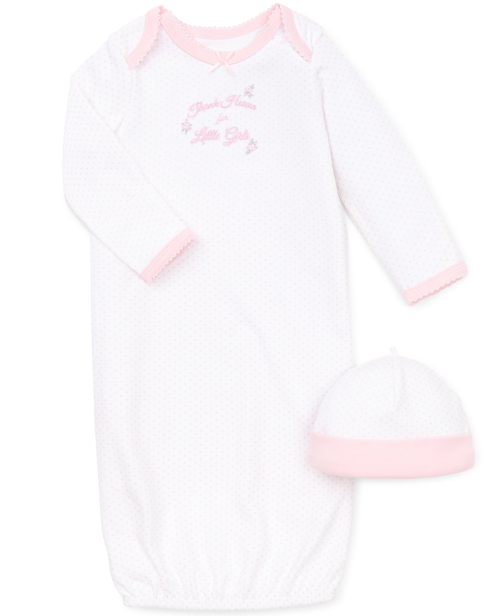 Thank Heaven For Little Girls Sleeper Gown and Hat - Little Me