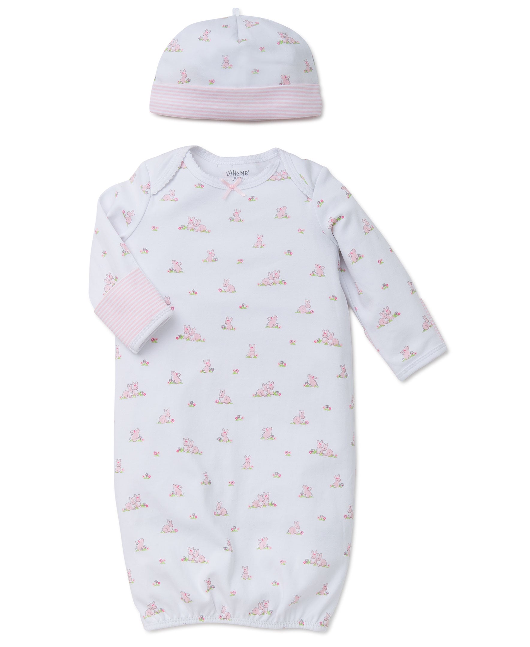 Baby Bunnies Sleeper Gown And Hat - Little Me