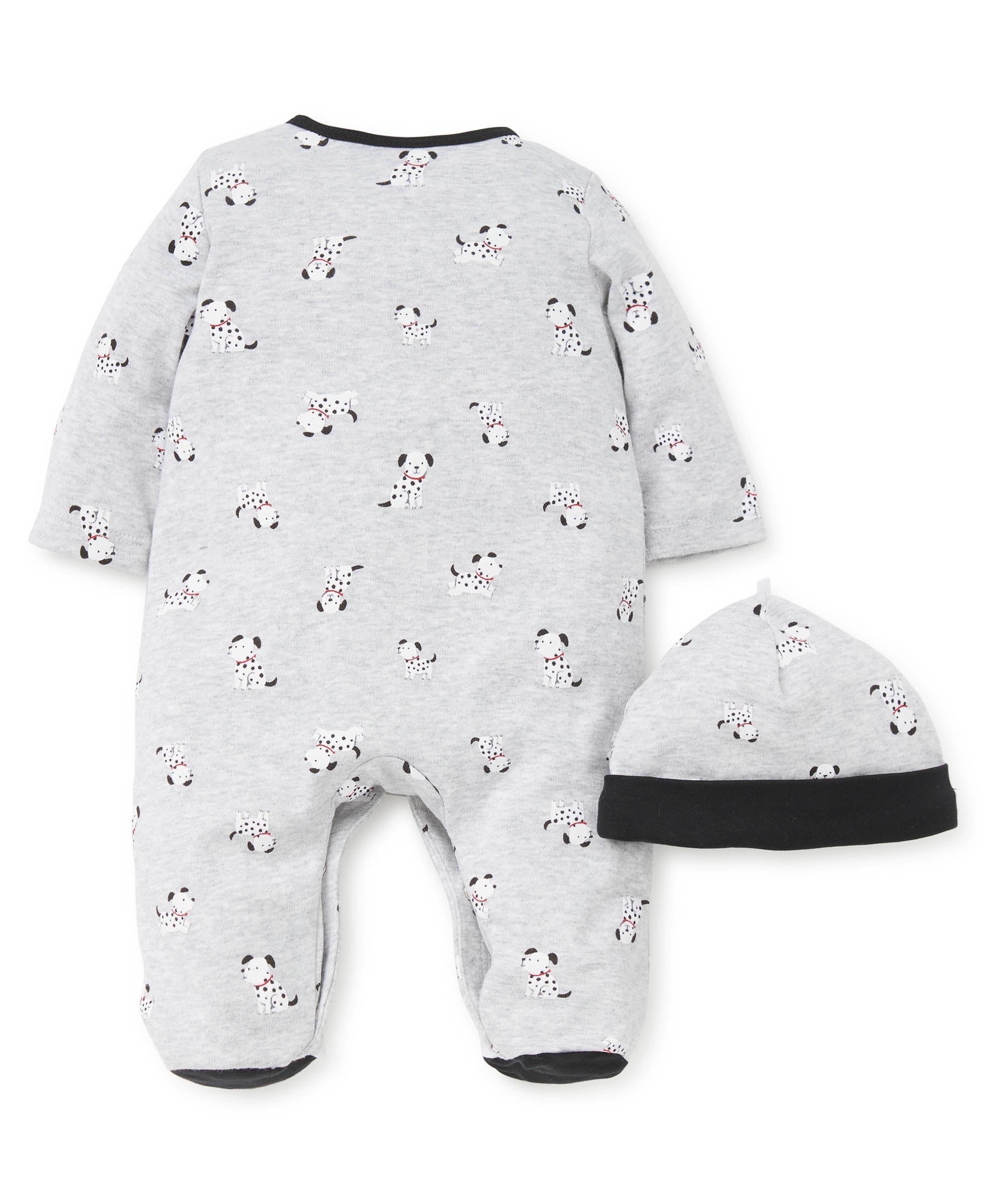 Dalmatian Footed One-Piece and Hat - Little Me