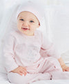 Pink Welcome To The World Footed One-Piece And Hat - Little Me