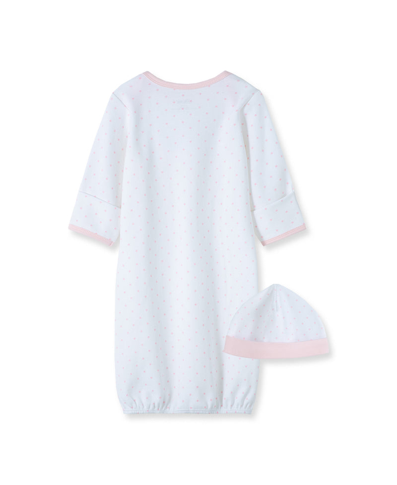 Pink Welcome To The World Sleeper Gown and Hat - Little Me