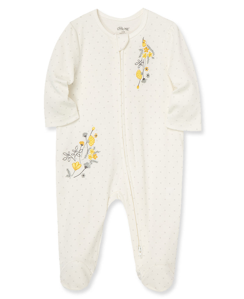 Primrose Zip Footed One-Piece - Little Me