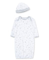 Moon & Stars Sleeper Gown and Hat - Little Me